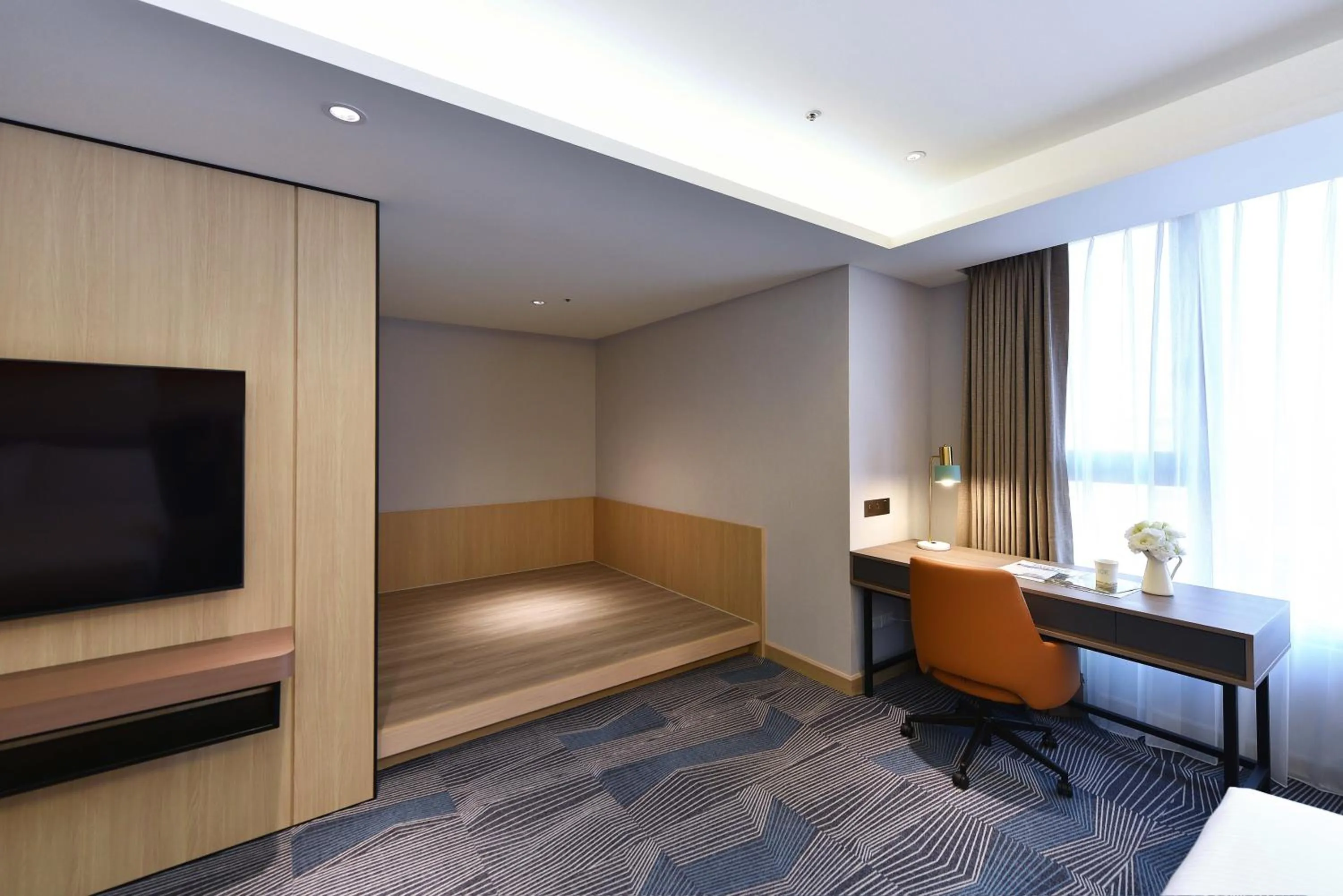 Decorative detail, Bed in Fullon Poshtel - Kaohsiung