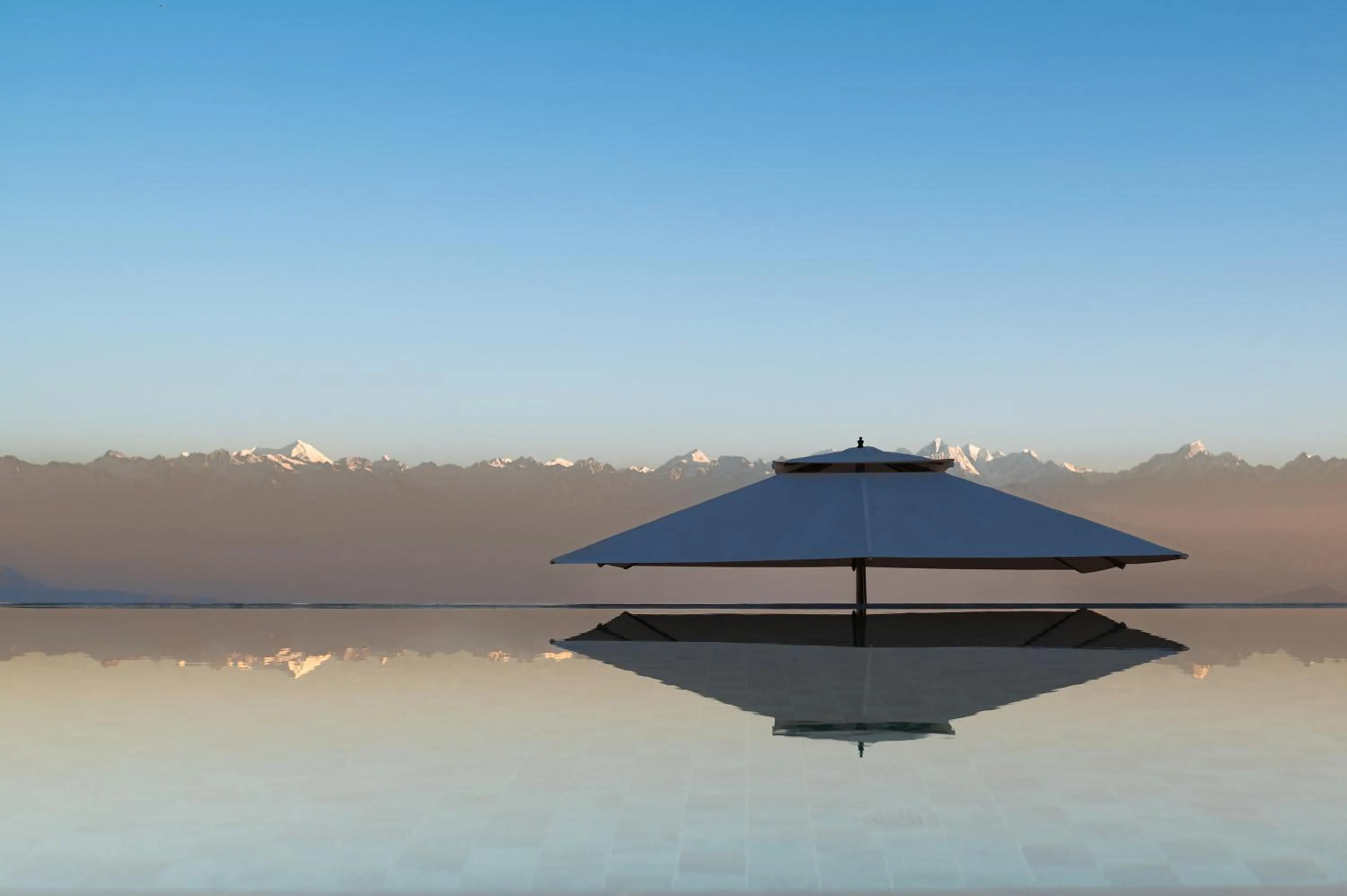 Mountain view in Dusit Thani Himalayan Resort Dhulikhel, Nepal