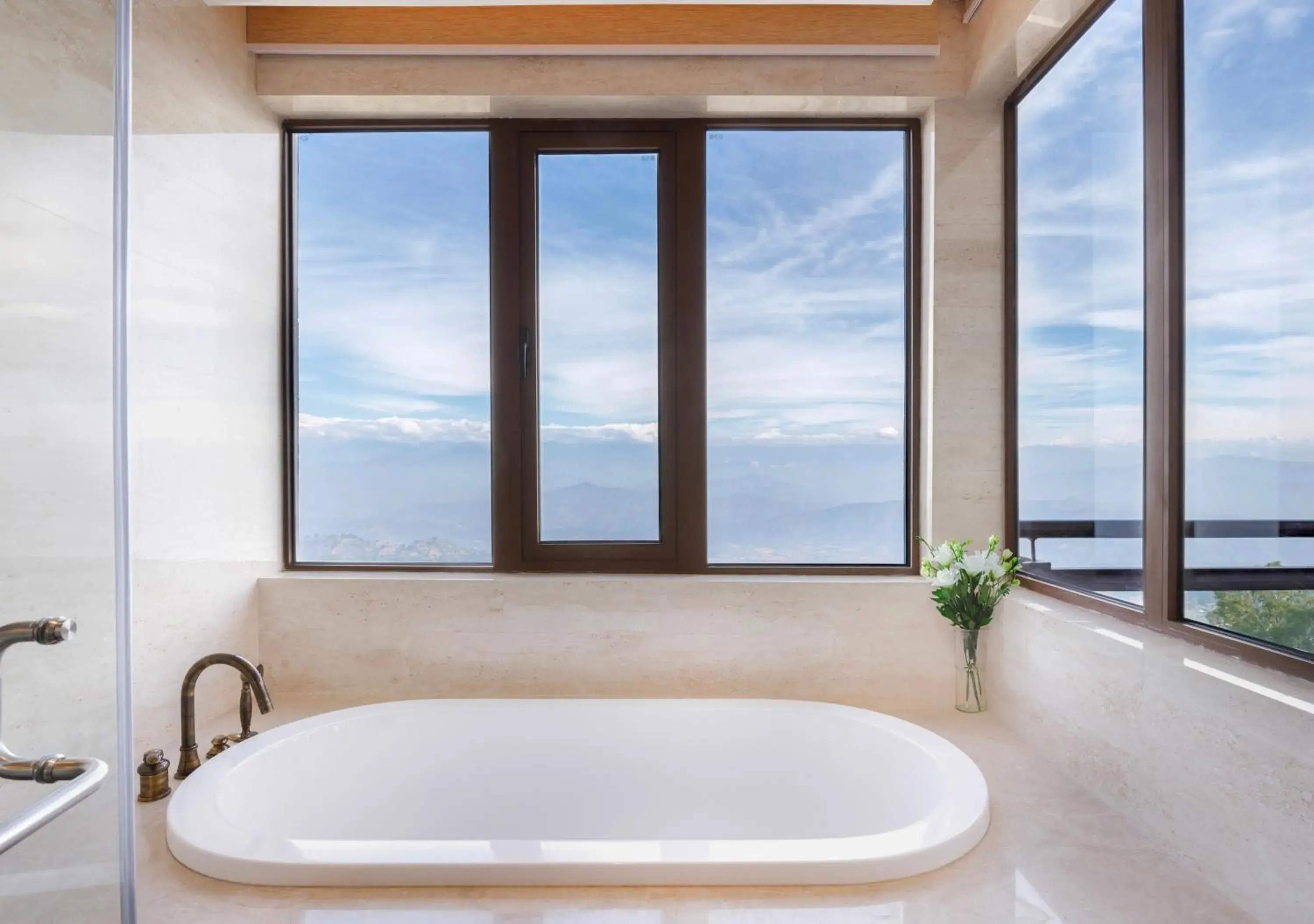 Twin Room with Mountain View in Dusit Thani Himalayan Resort Dhulikhel, Nepal Twin Room with Mountain View in Dusit Thani Himalayan Resort Dhulikhel, Nepal