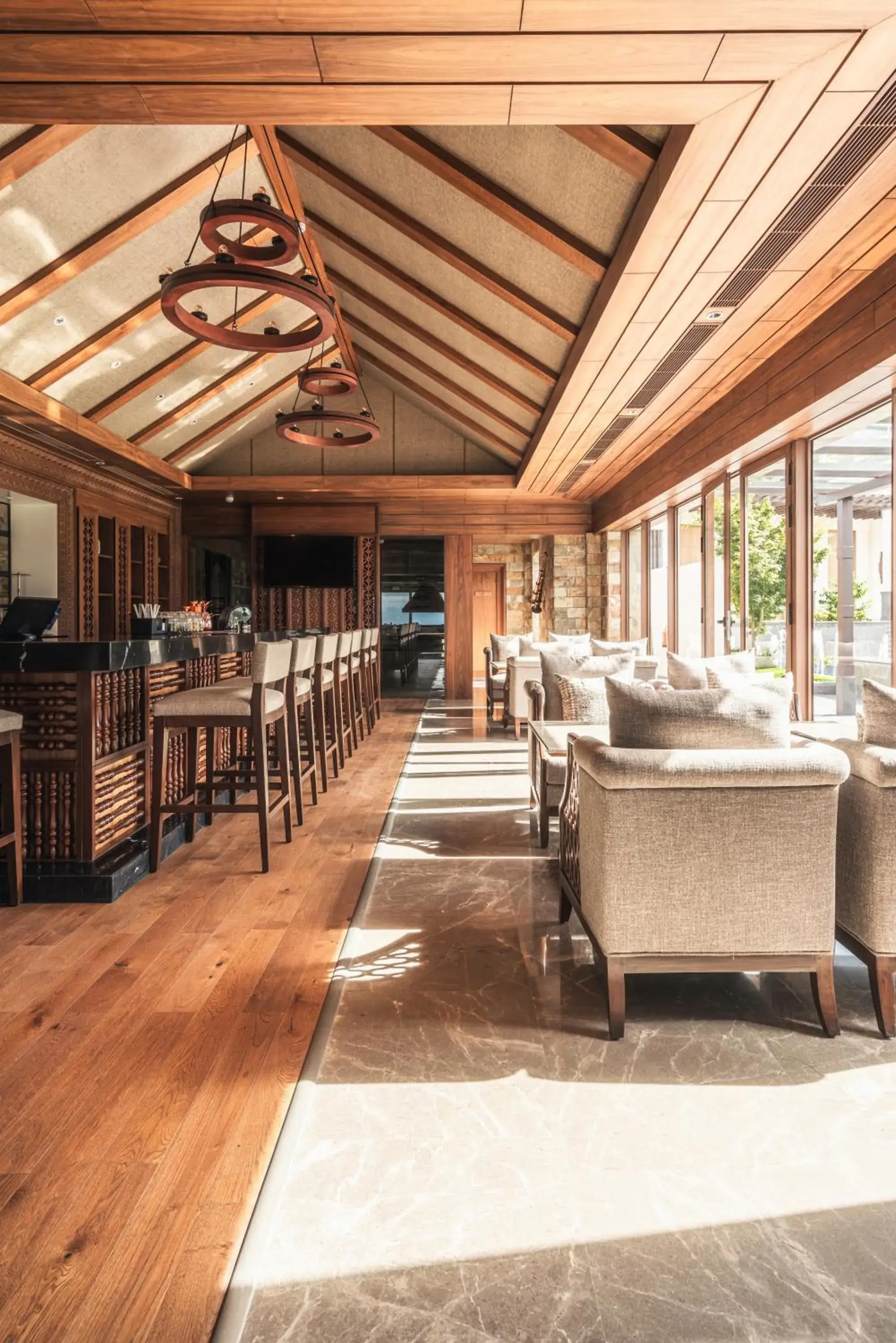 Lounge or bar in Dusit Thani Himalayan Resort Dhulikhel, Nepal Lounge or bar in Dusit Thani Himalayan Resort Dhulikhel, Nepal