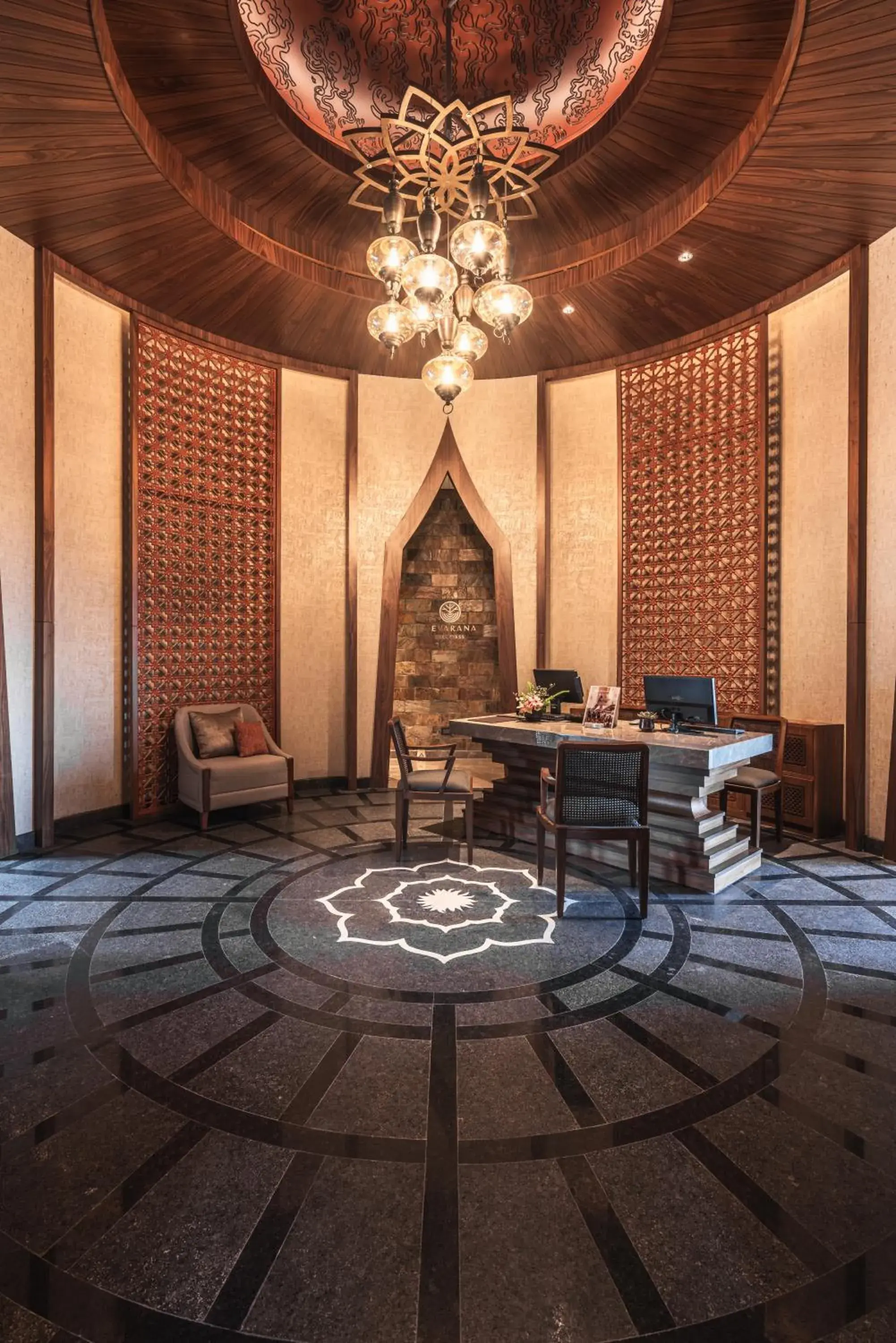 Lobby or reception in Dusit Thani Himalayan Resort Dhulikhel, Nepal Lobby or reception in Dusit Thani Himalayan Resort Dhulikhel, Nepal