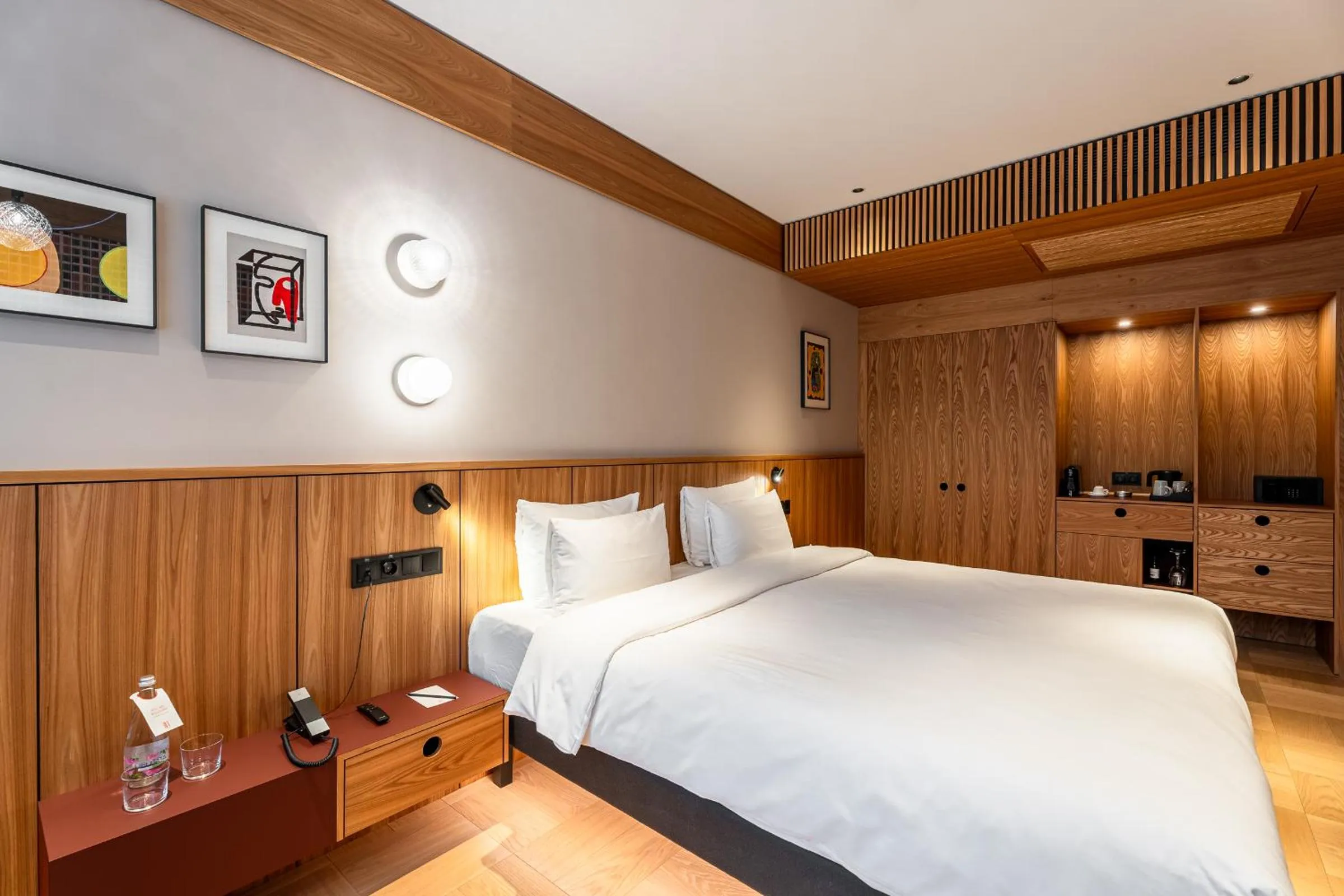 Bed in Aston Hotel Riga