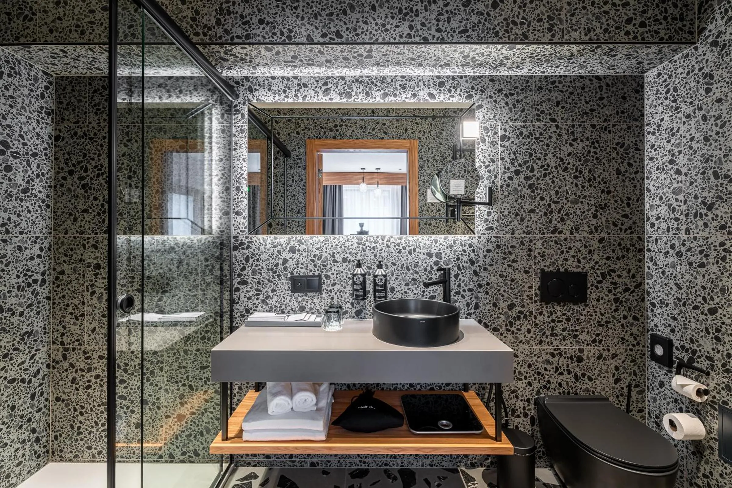 Shower in Aston Hotel Riga