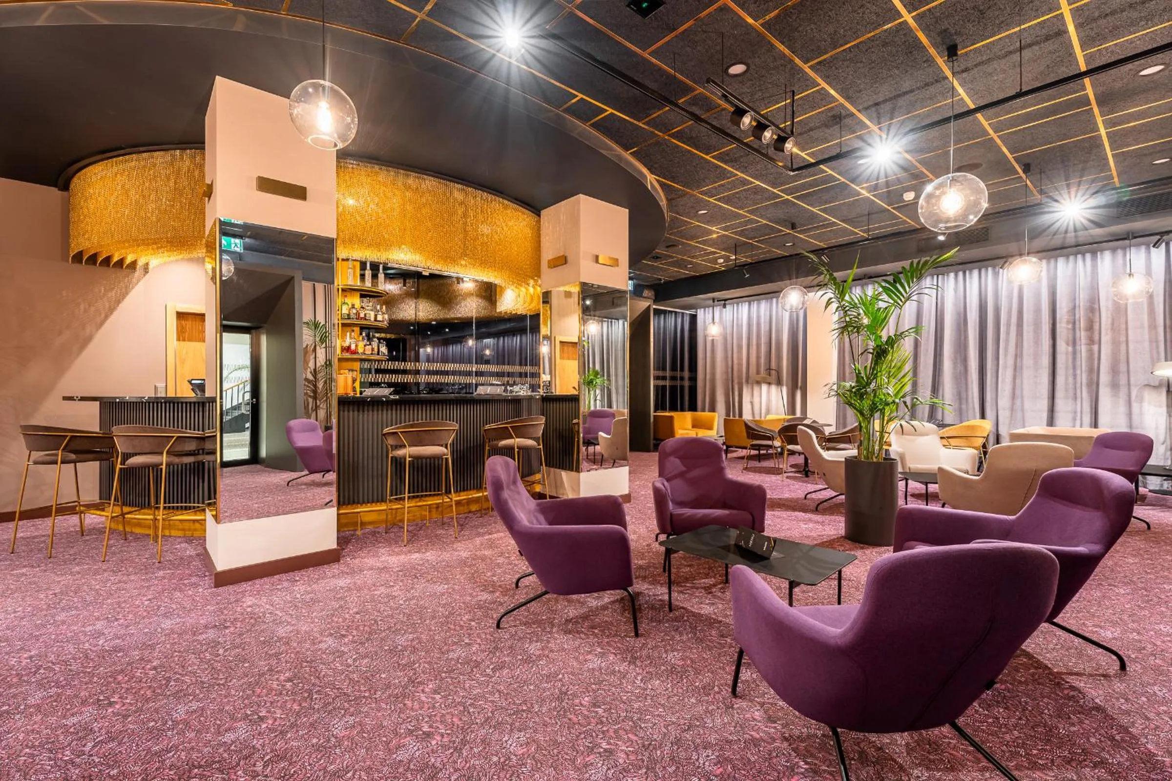 Lounge or bar in Aston Hotel Riga