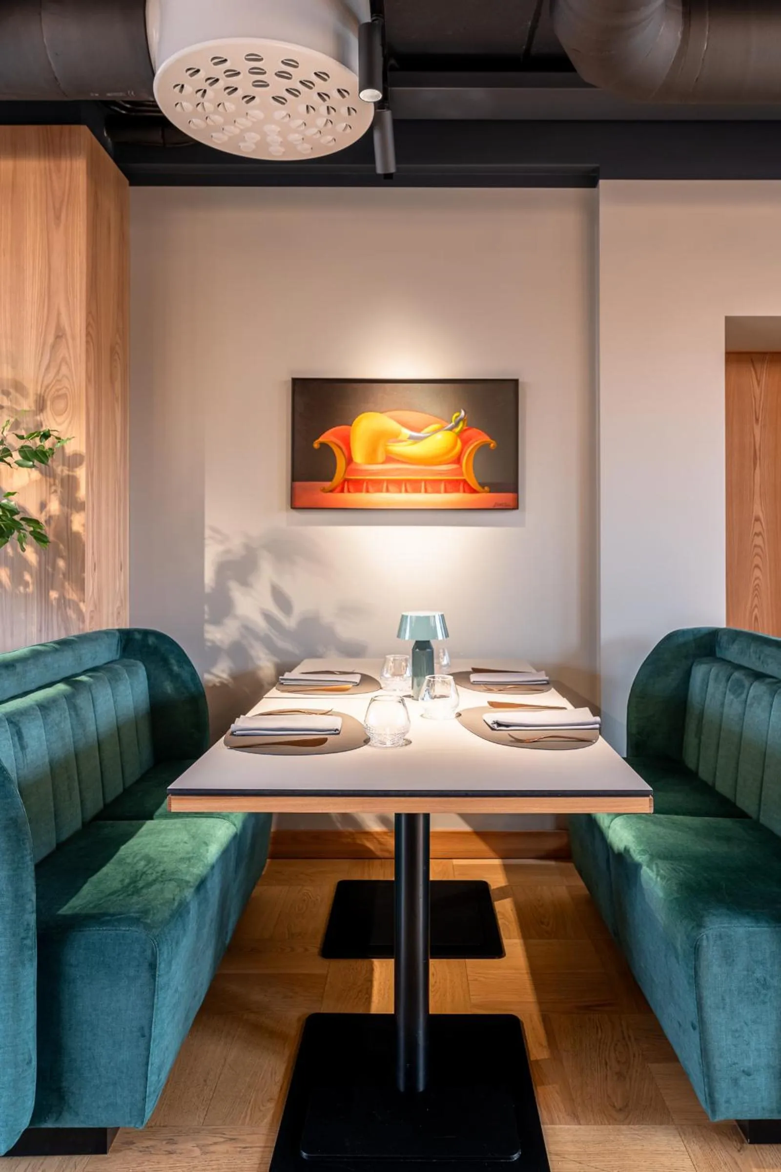 Dining area in Aston Hotel Riga