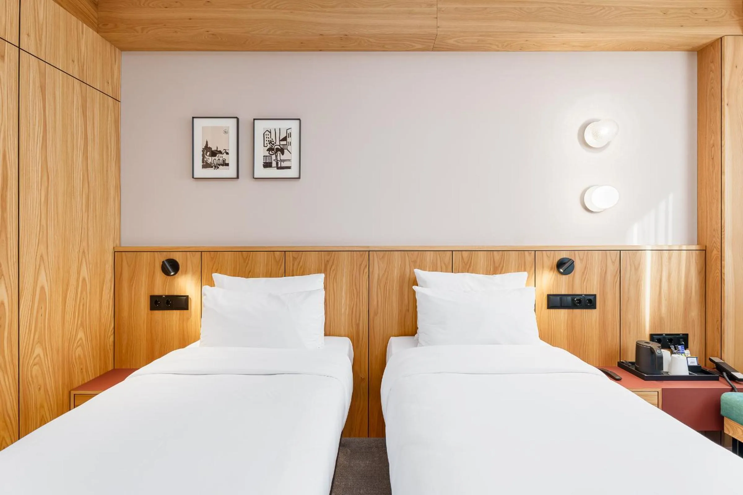 Bed in Aston Hotel Riga