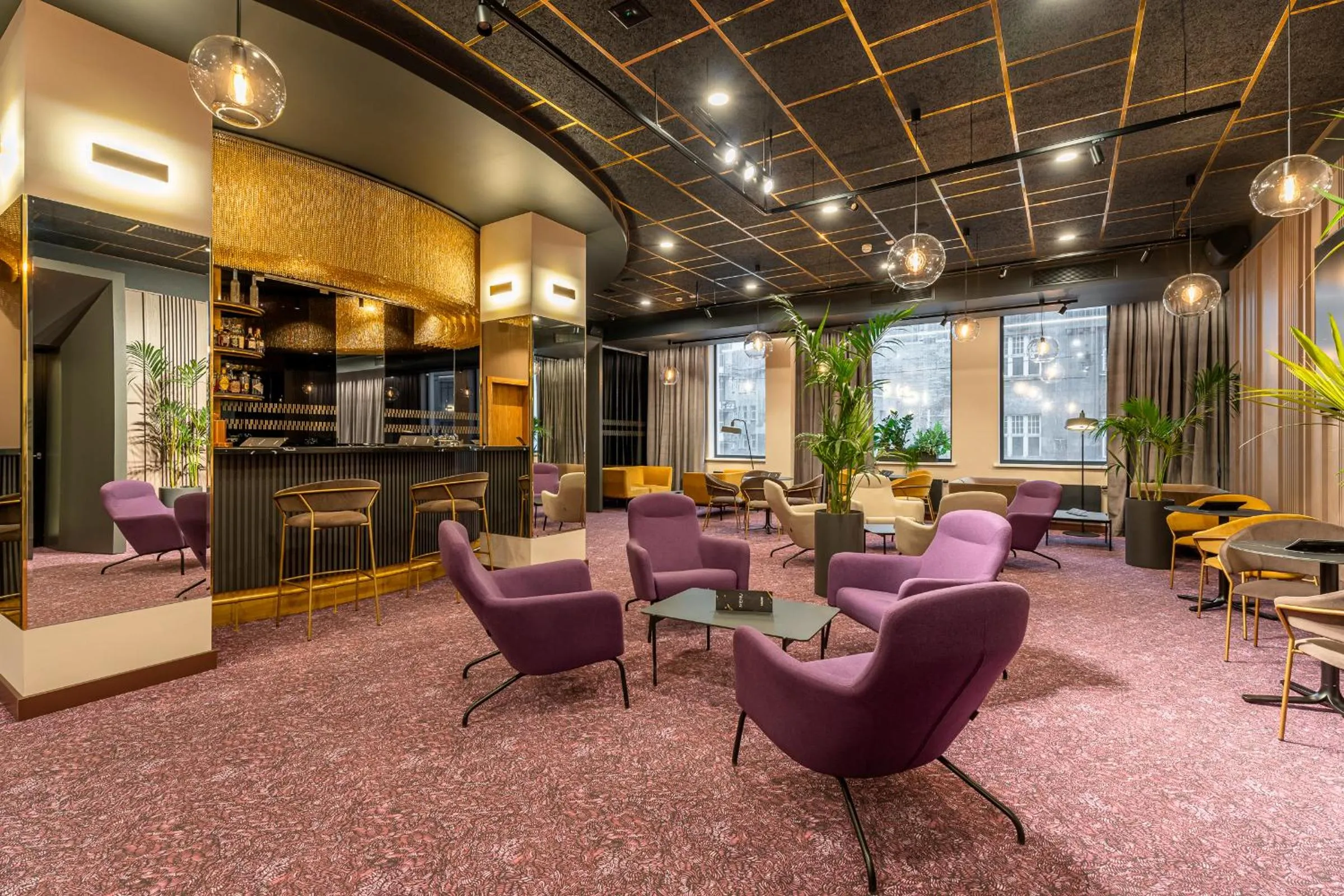 Lounge or bar in Aston Hotel Riga