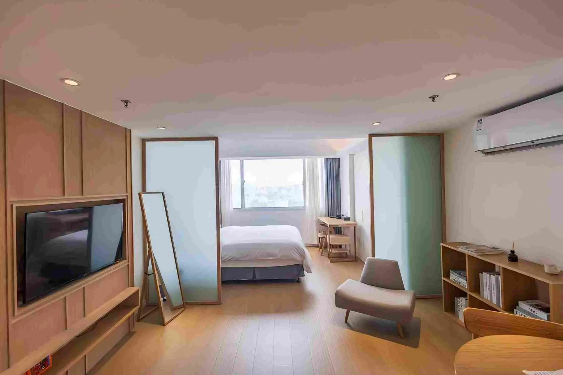 Living room in Citadines Apart'hotel Shanghai Jing'an Temple