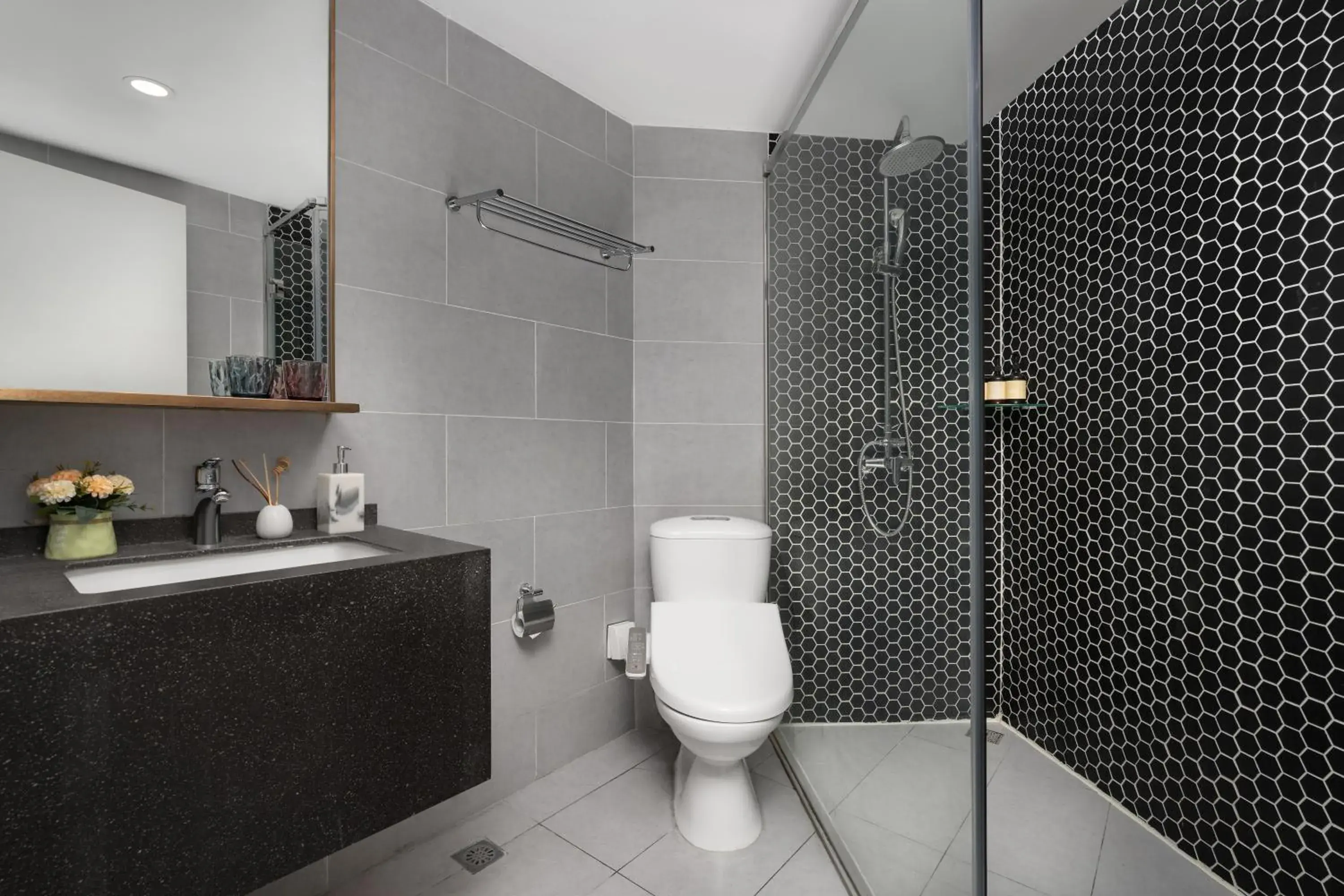 Double Room in Citadines Apart'hotel Shanghai Jing'an Temple Double Room in Citadines Apart'hotel Shanghai Jing'an Temple