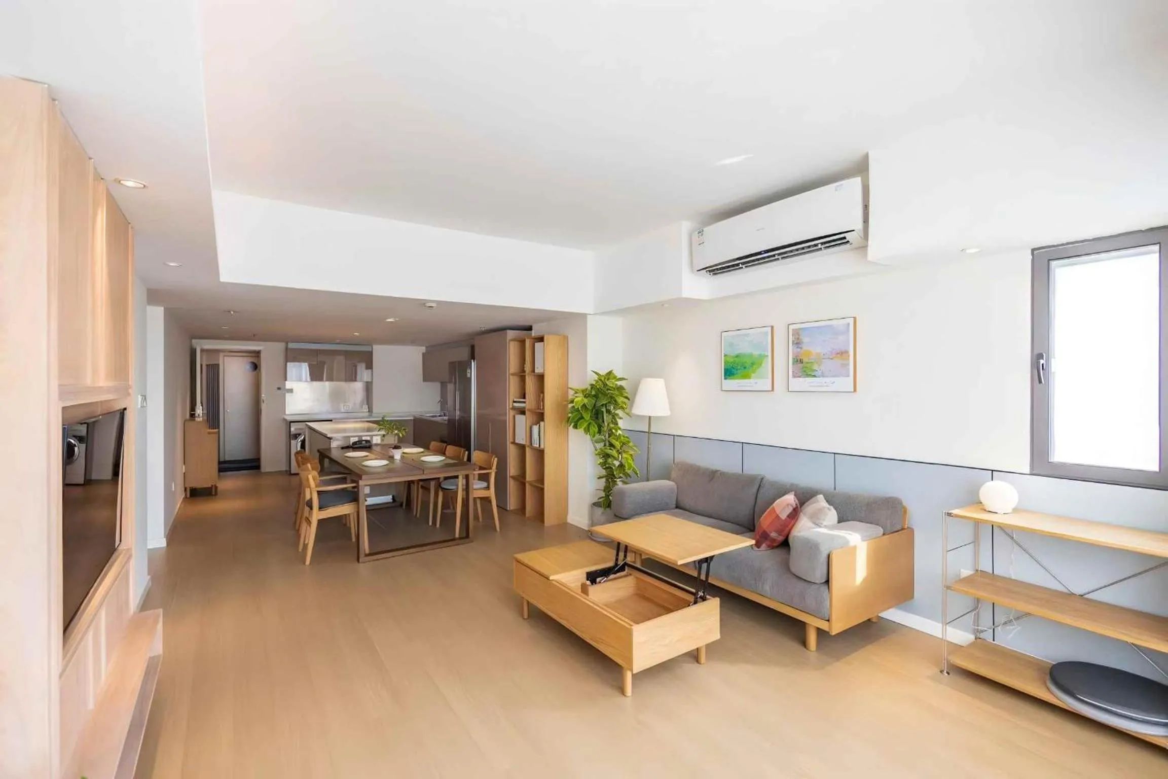 Living room in Citadines Apart'hotel Shanghai Jing'an Temple