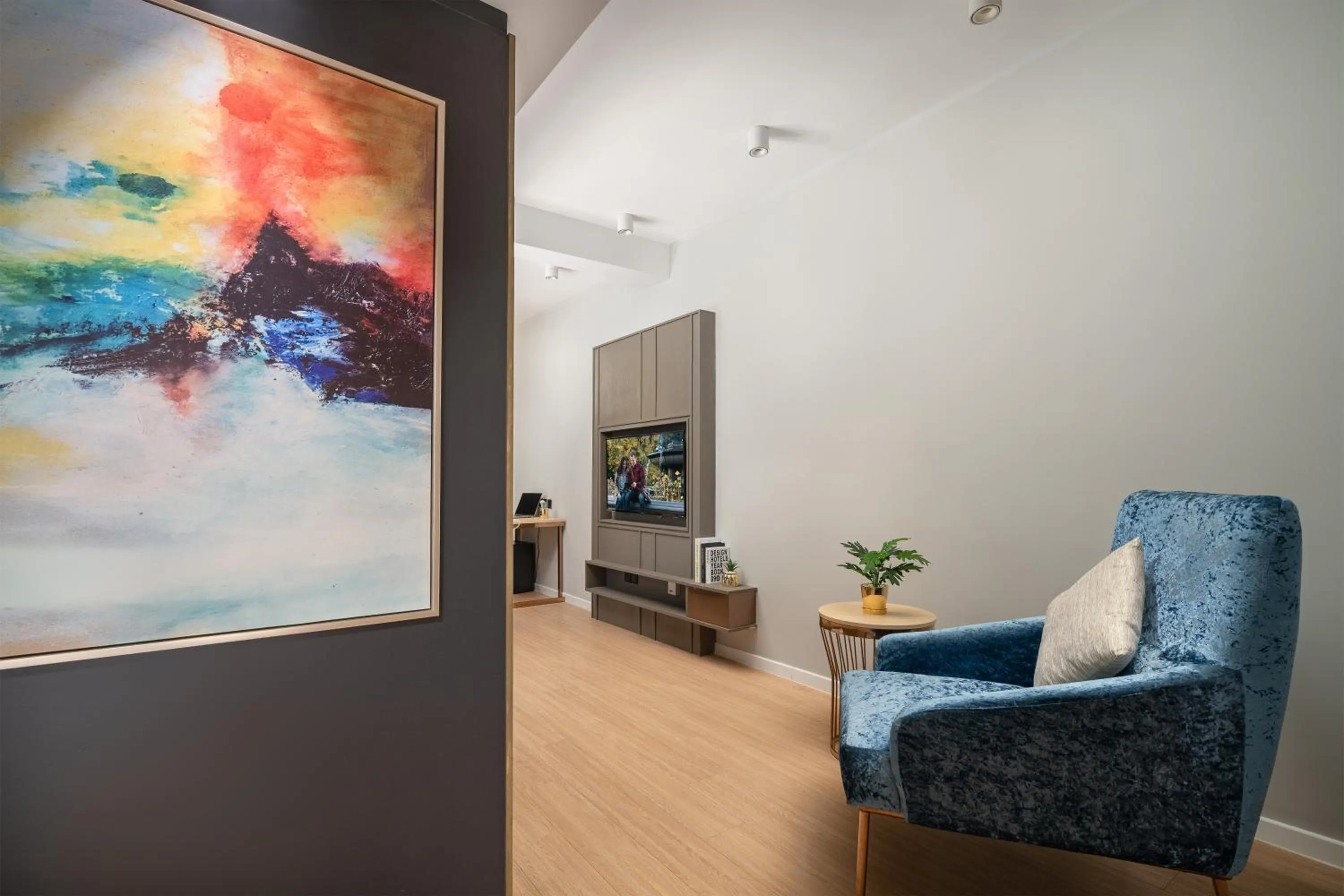 Seating area in Citadines Apart'hotel Shanghai Jing'an Temple