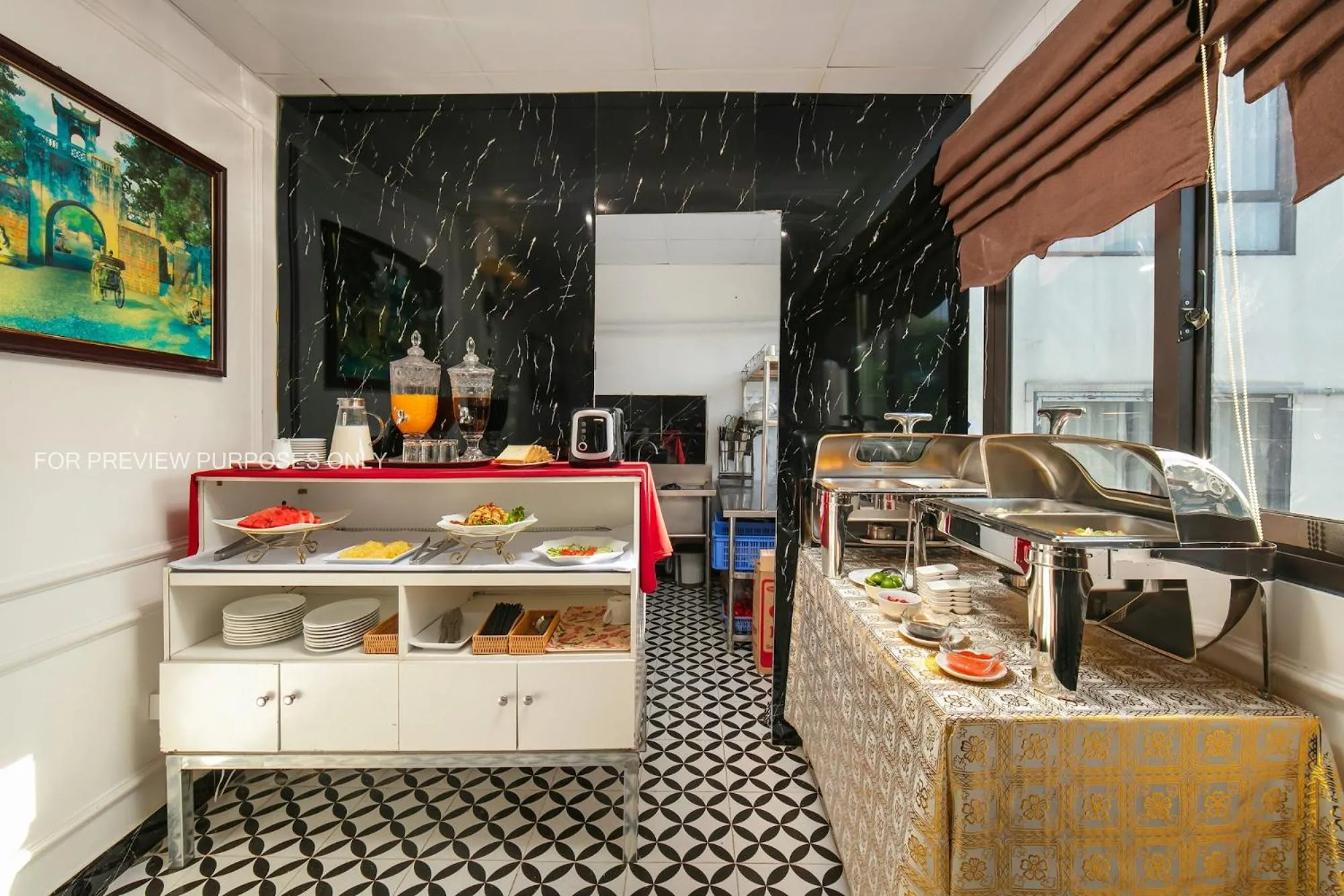 Dining area in Silk Castle Hotel & Spa - Hanoi Old quarter