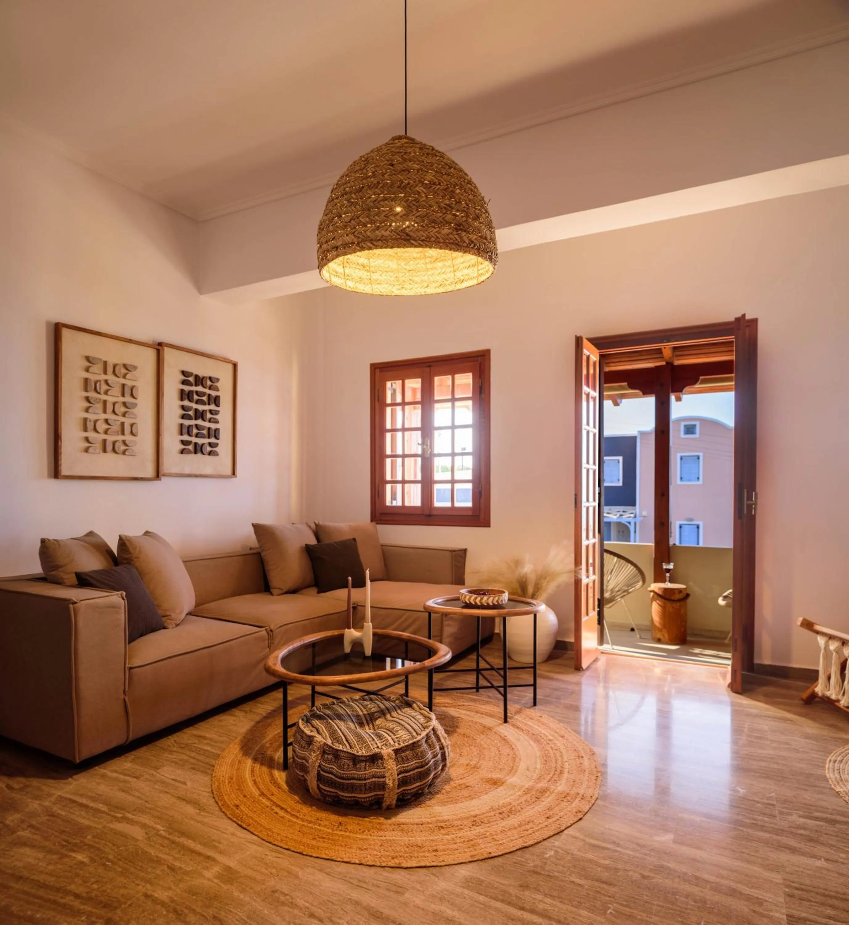 Living room in Terra Blanca Suites