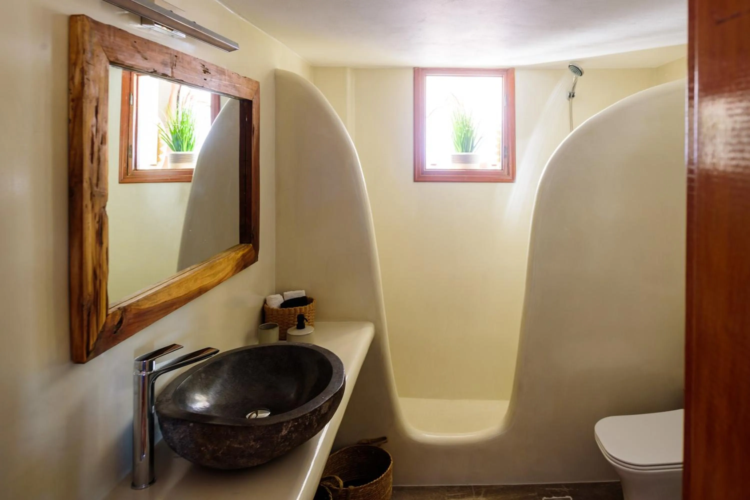 Shower in Terra Blanca Suites