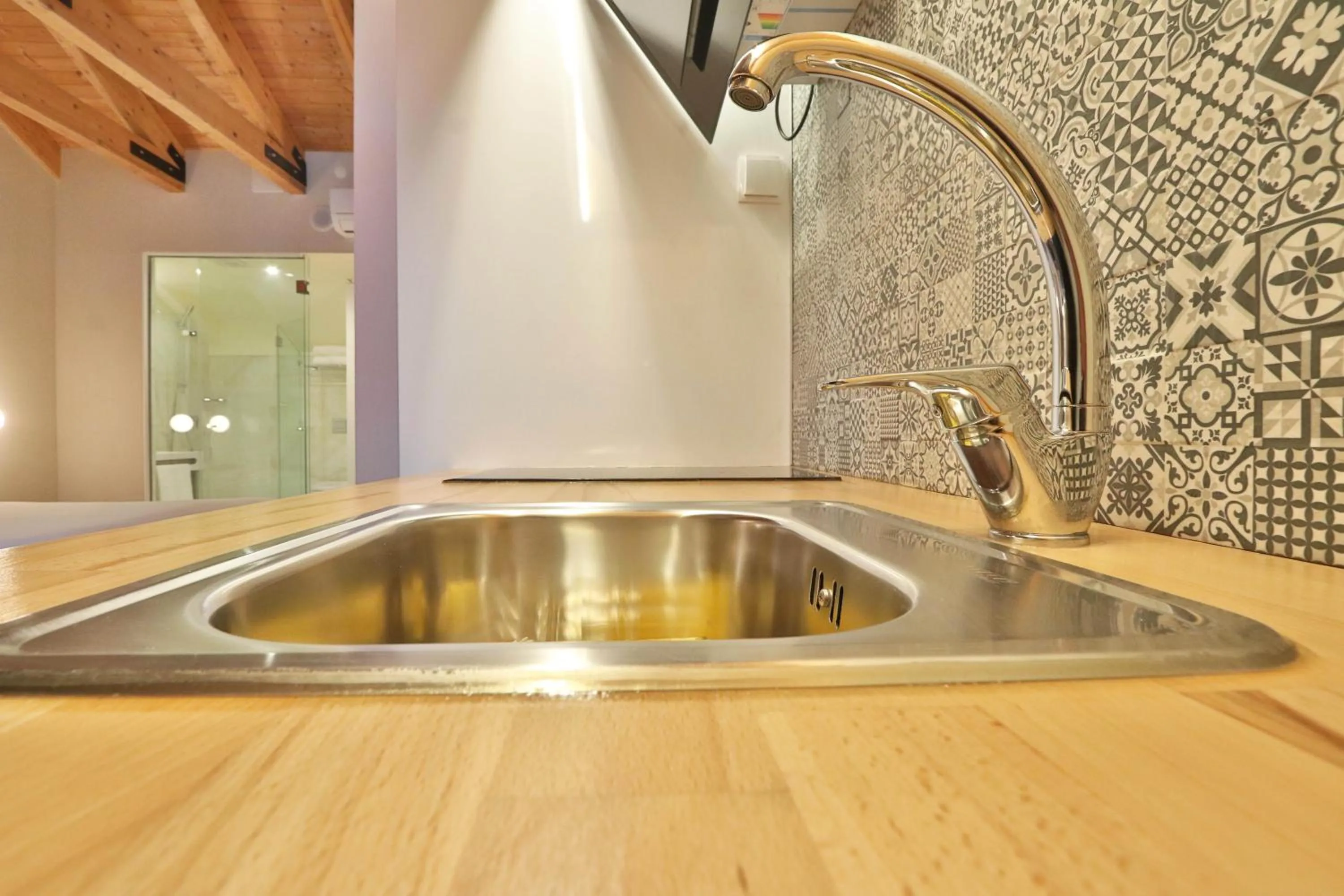 Kitchen or kitchenette in BOULEVARD Boutique Studios