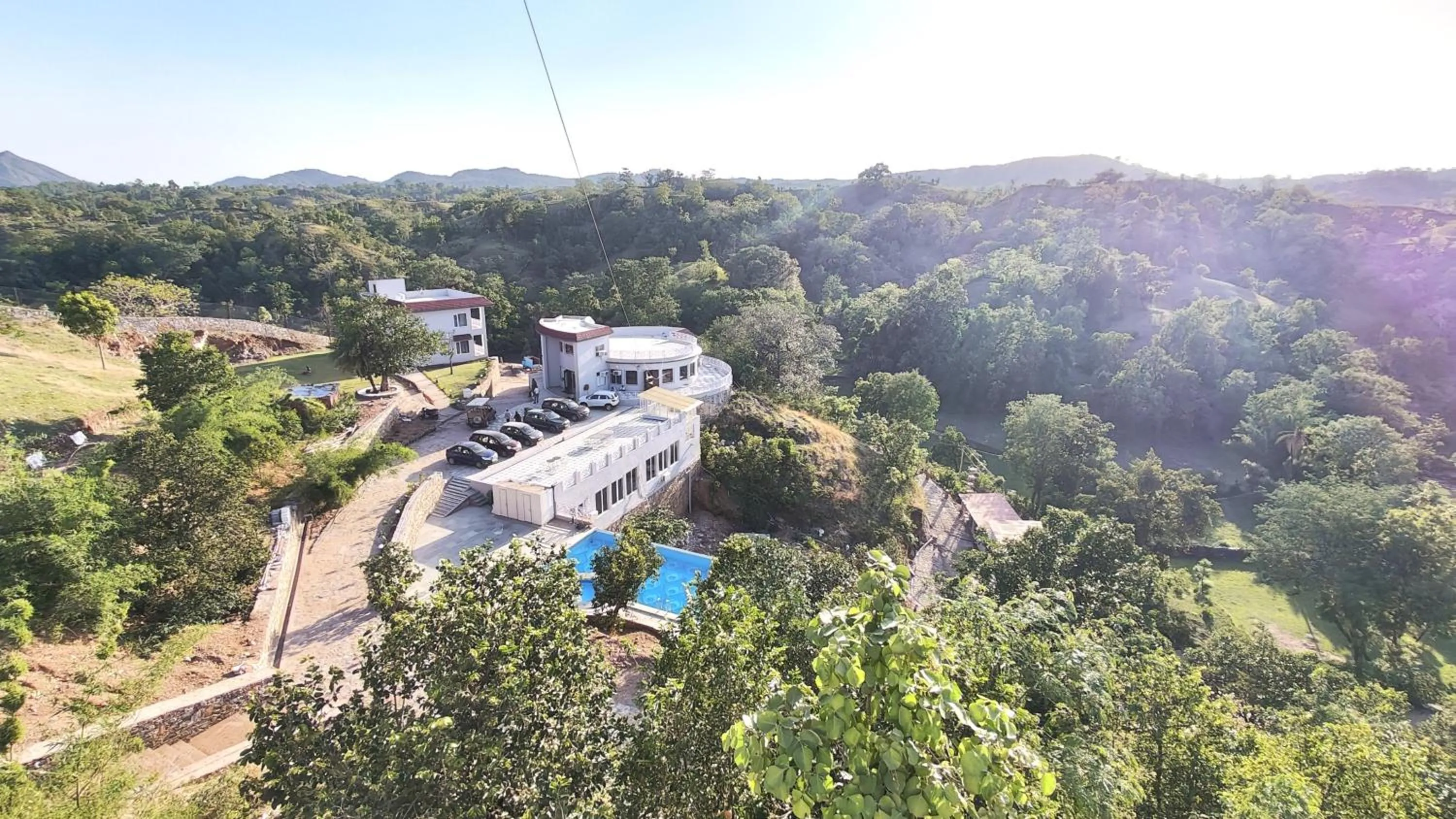 Bird's eye view in The Sky Imperial Pavoreal Jungle Resort