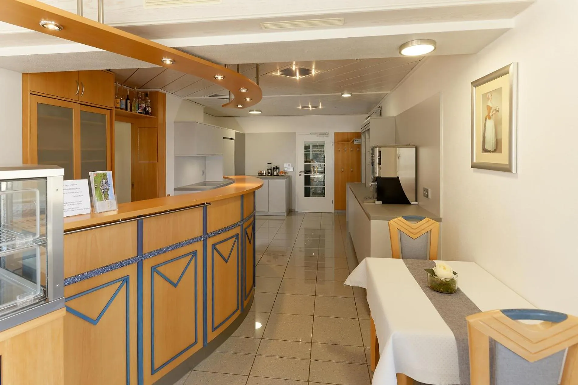 Kitchen or kitchenette in Gästehaus Brütting