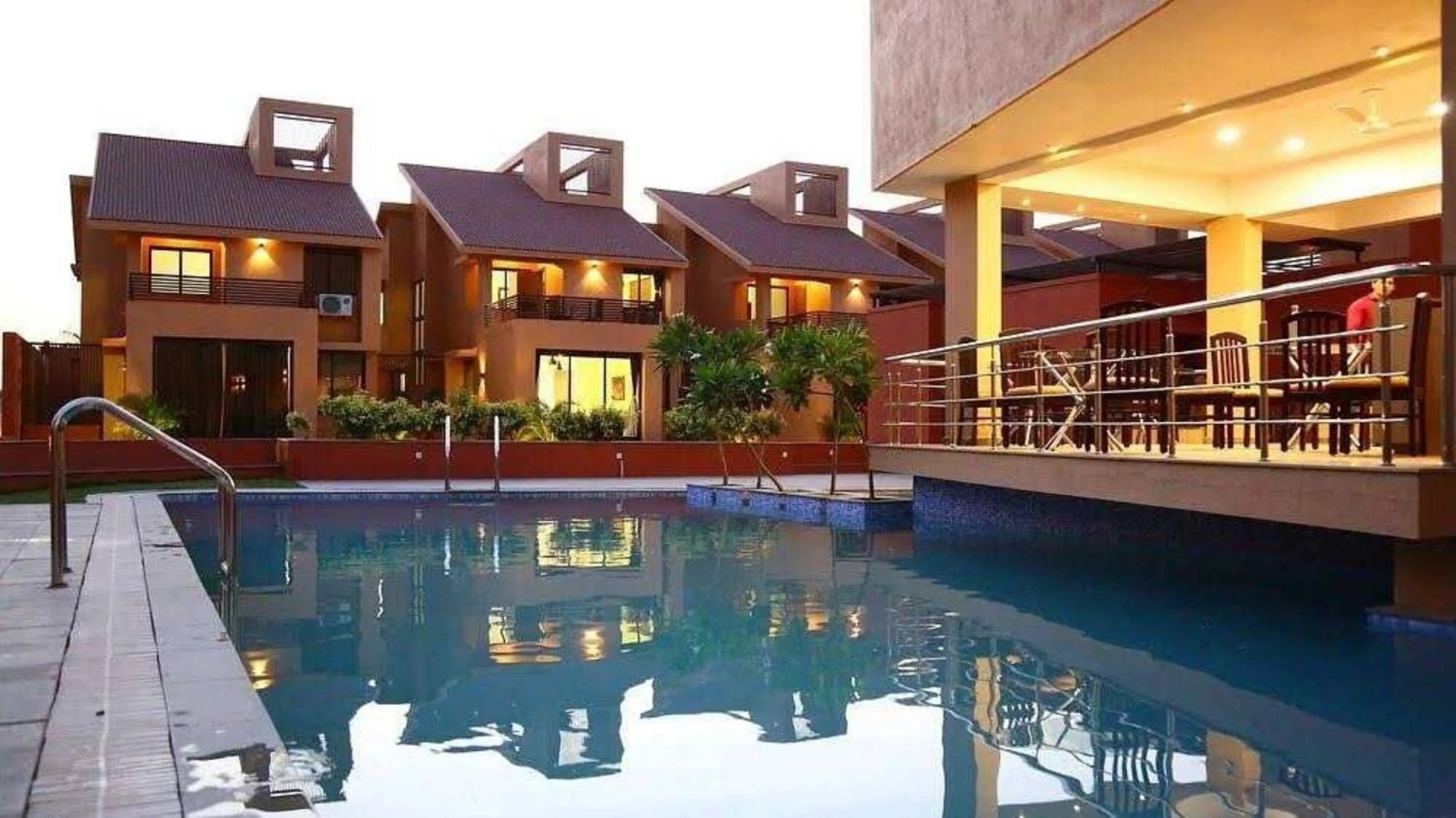 Swimming pool in Palette by CheckIn The Royal Castle Resort Rajkot