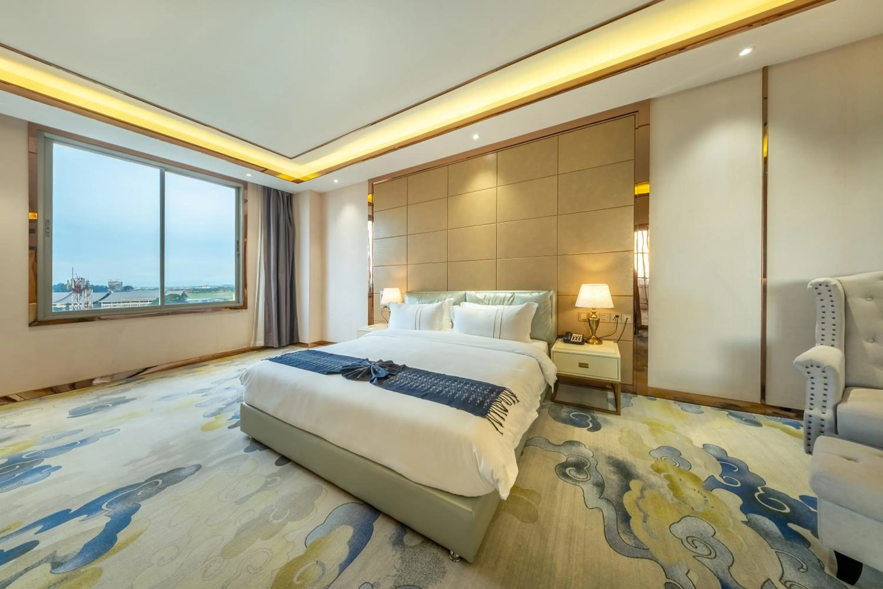 Bed in ST Hotel Wattay Airport