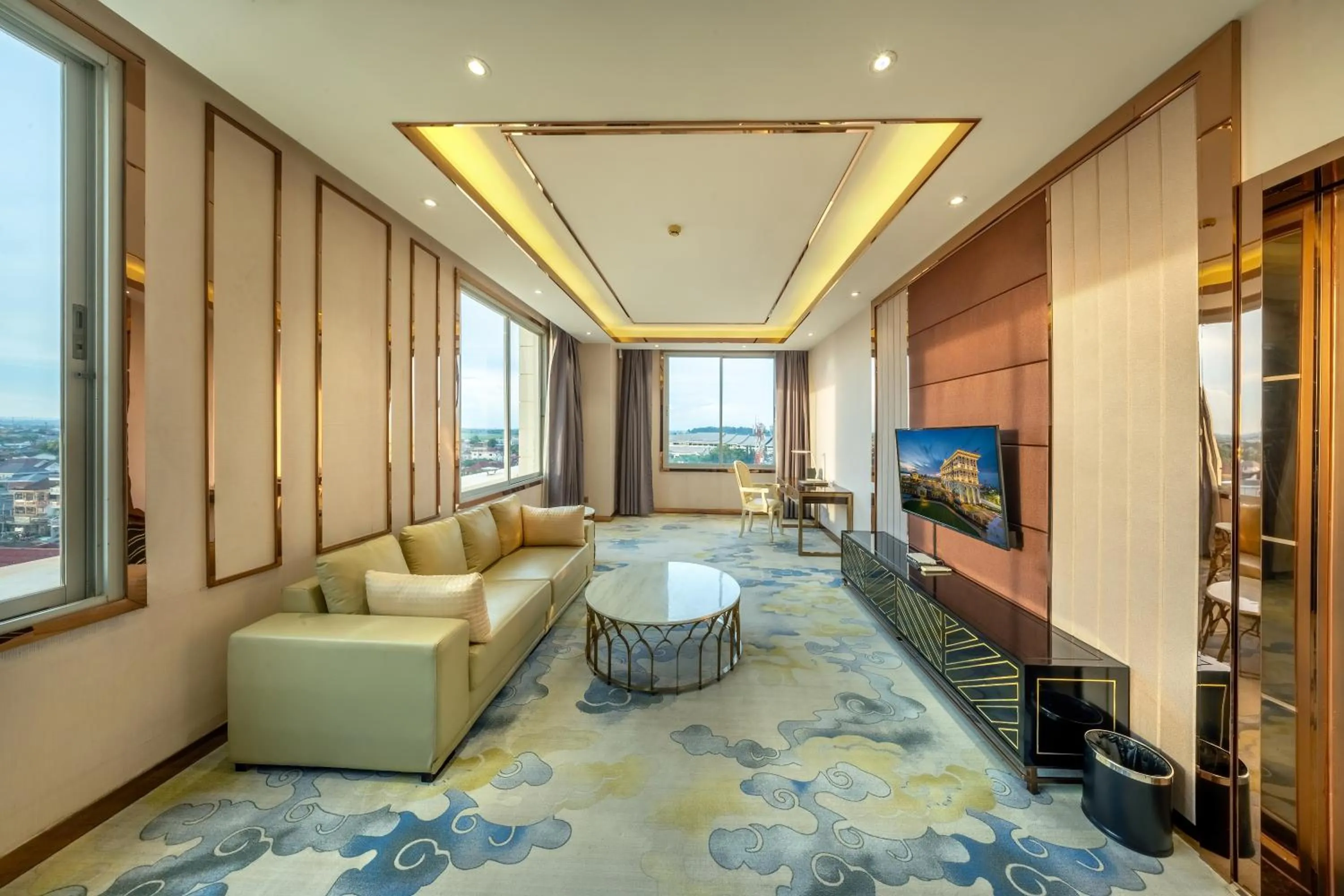 Living room in ST Hotel Wattay Airport