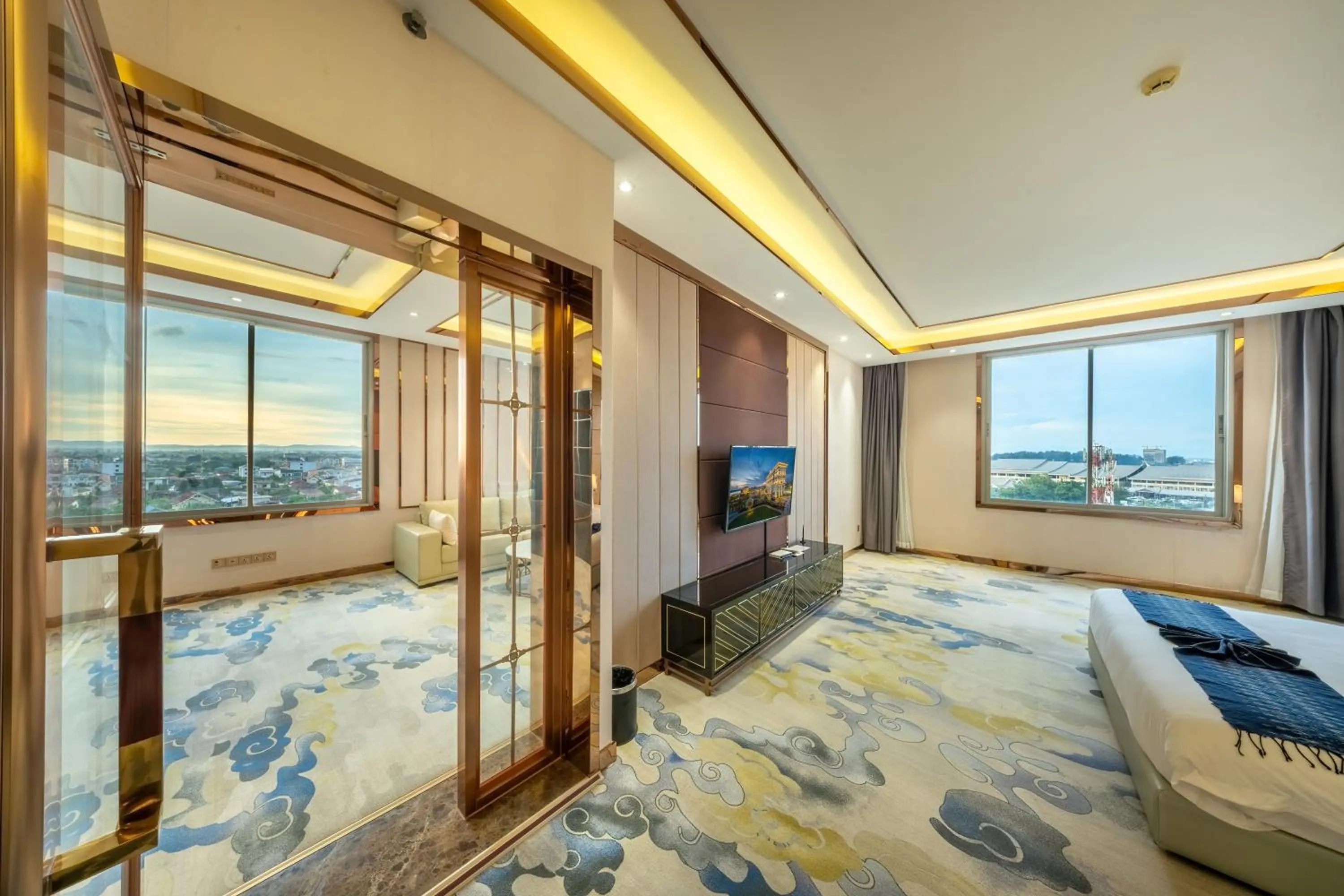 Bedroom, Bed in ST Hotel Wattay Airport