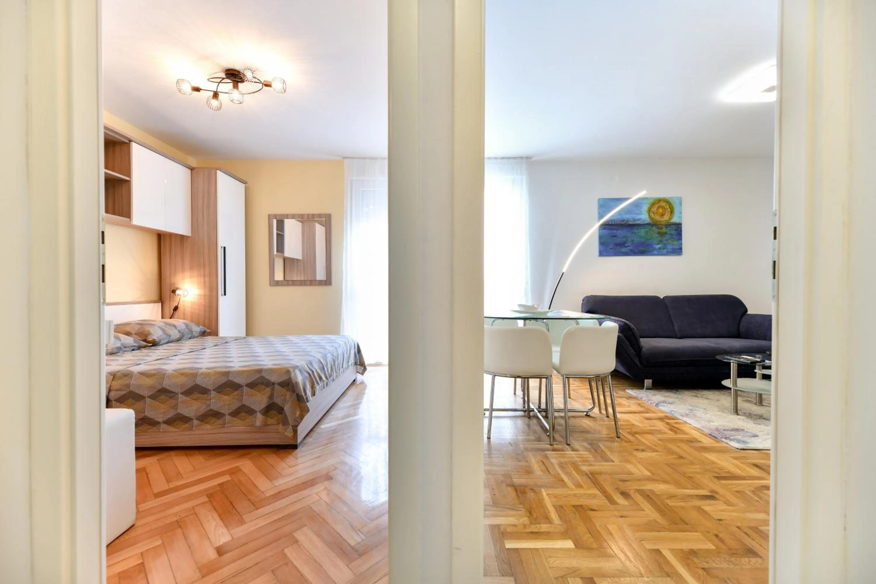 Bedroom, Bed in Apartment Just Relax
