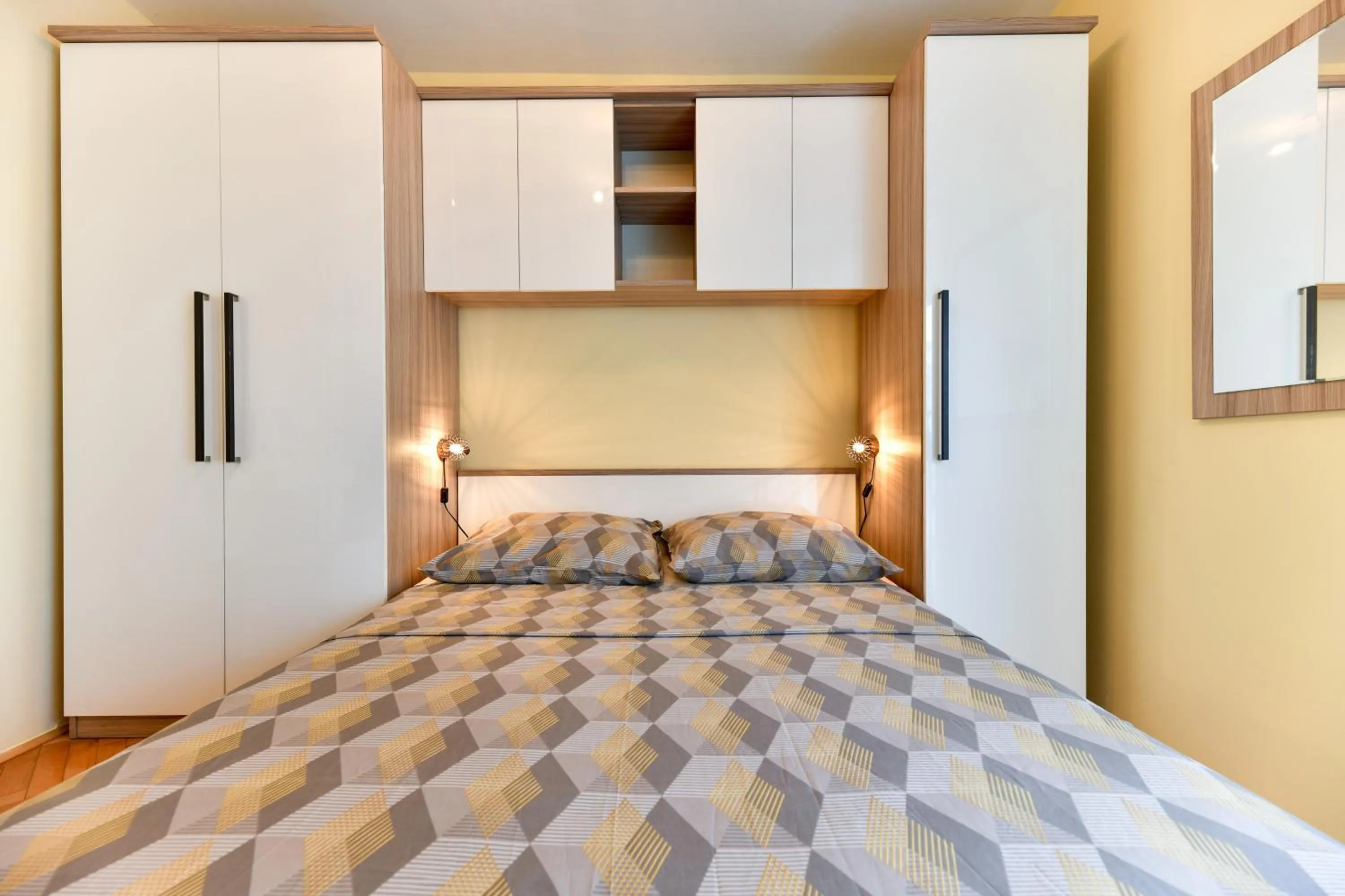 Bedroom, Bed in Apartment Just Relax