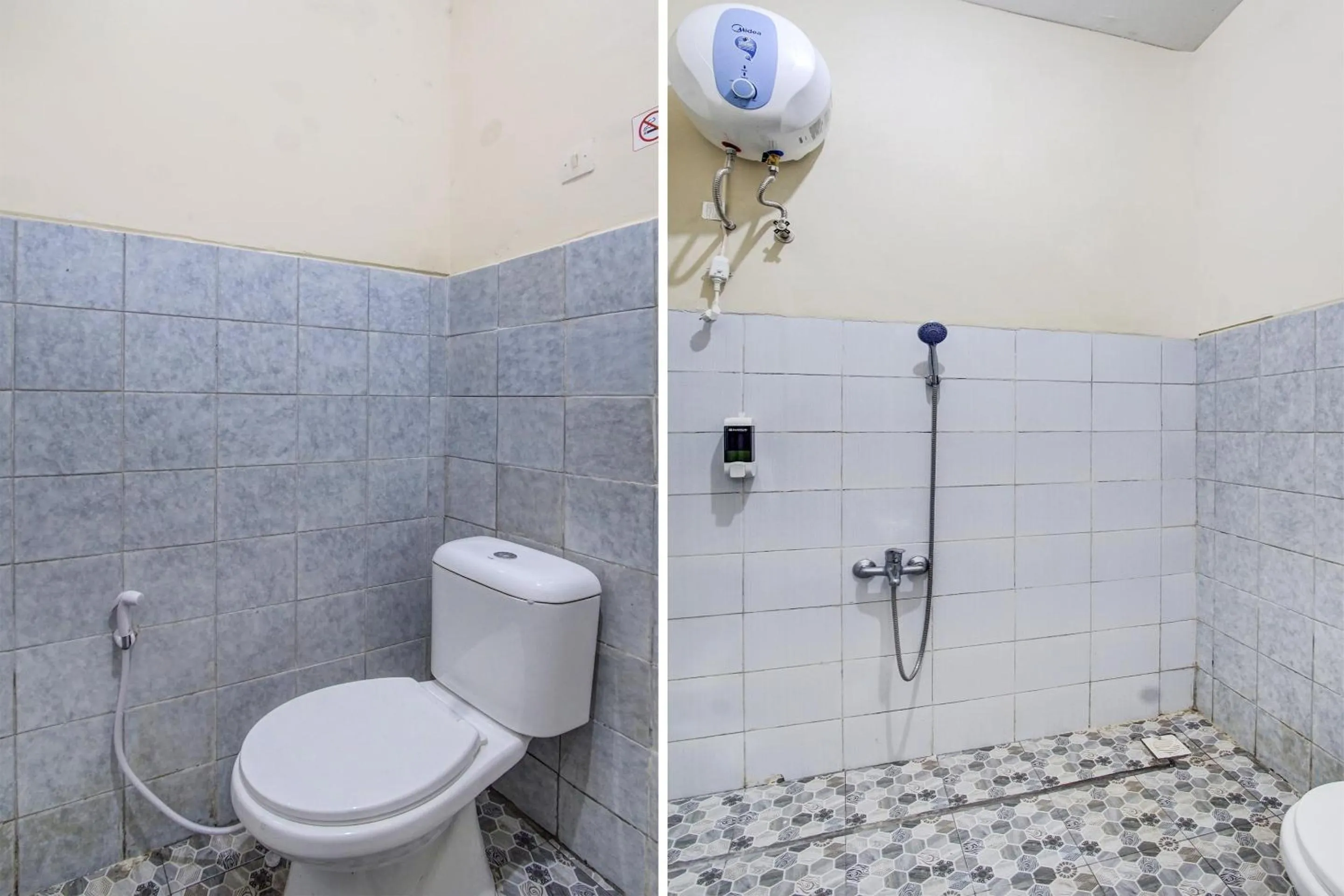 Bathroom in OYO Life 92499 Bagas Homestay Wonokitri