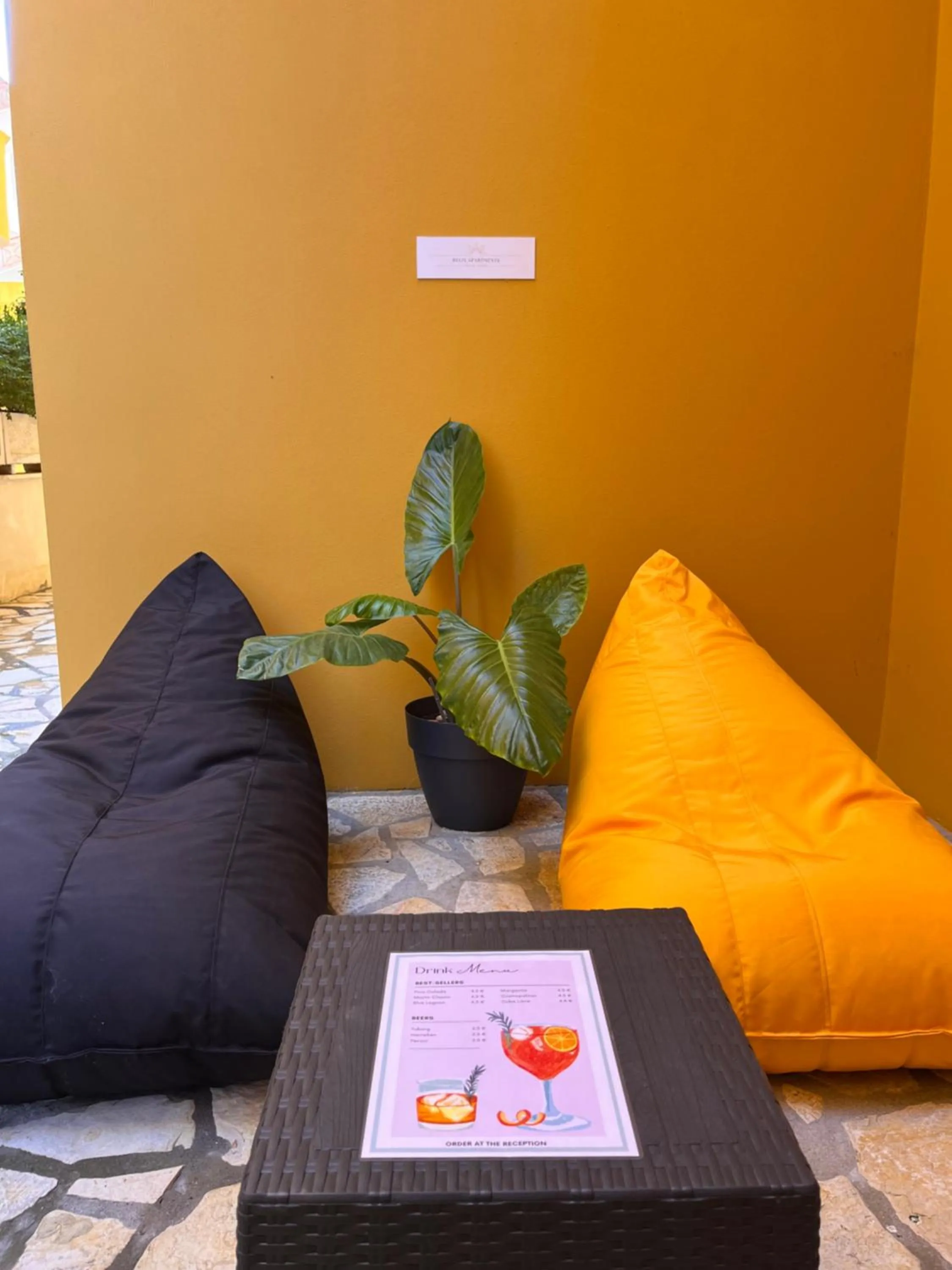 Seating area in Belix Hotel Apartments, Near the Beach