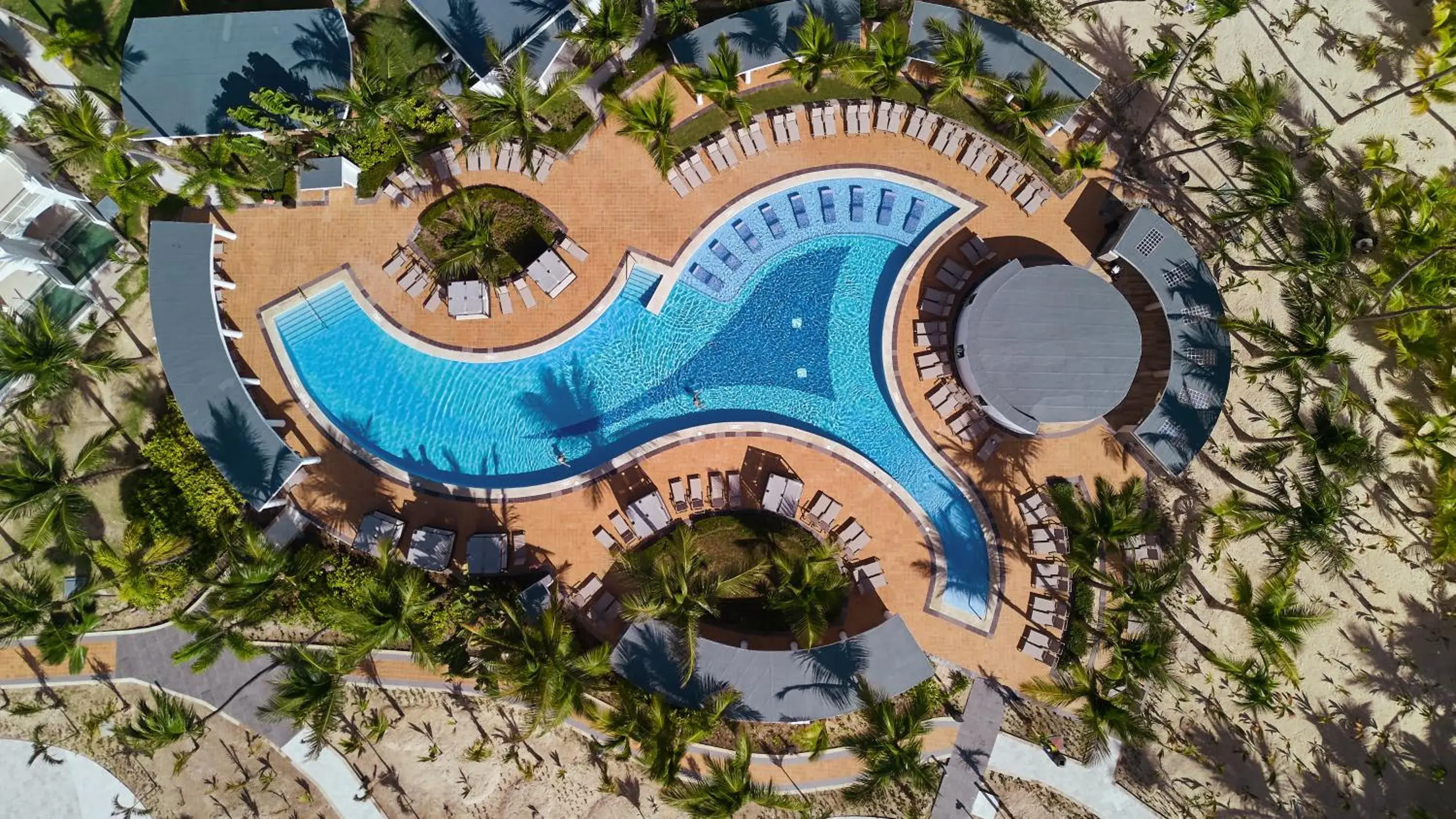 Bird's eye view in Riu Palace Bavaro - All Inclusive Bird's eye view in Riu Palace Bavaro - All Inclusive