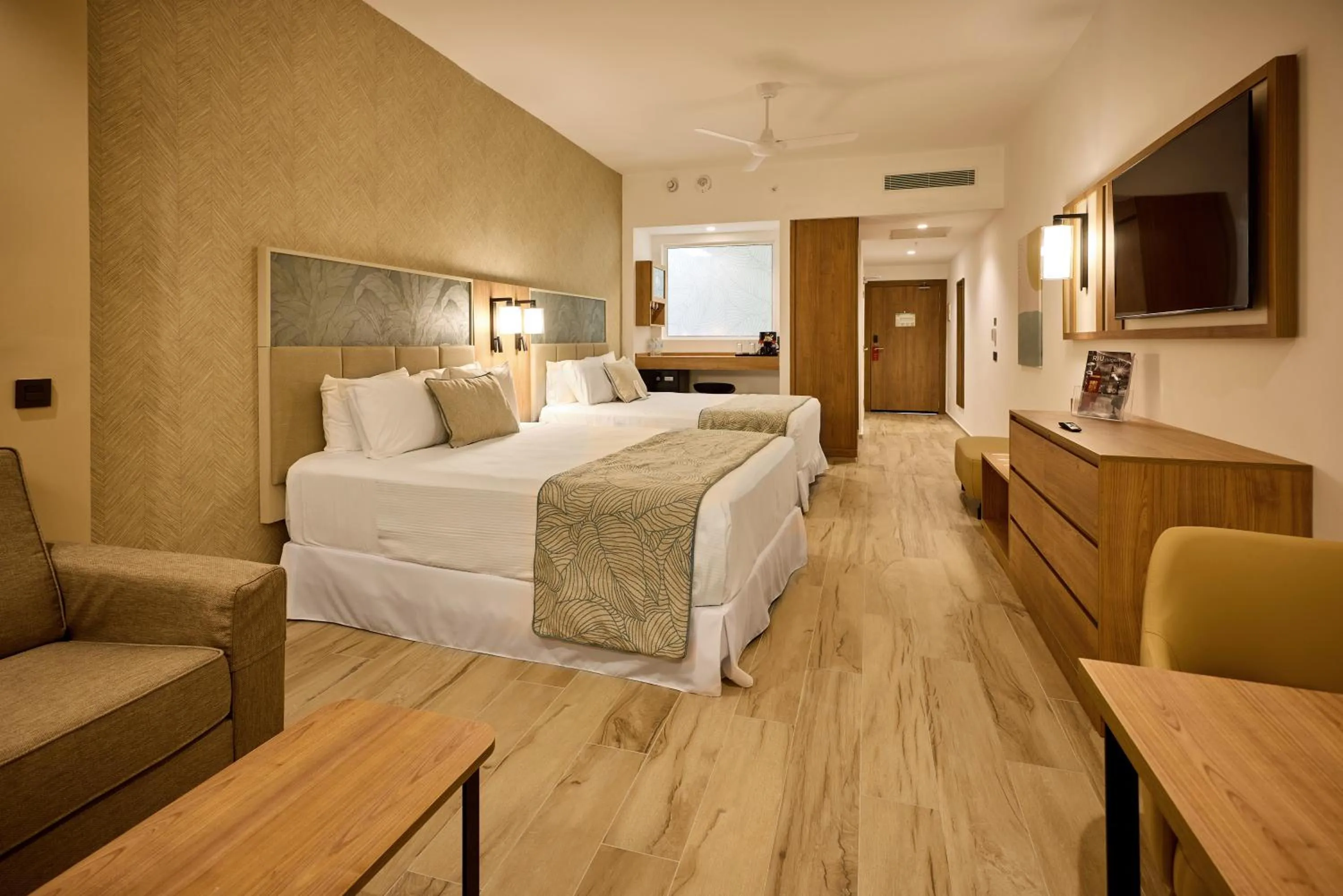 Bed in Riu Palace Bavaro - All Inclusive