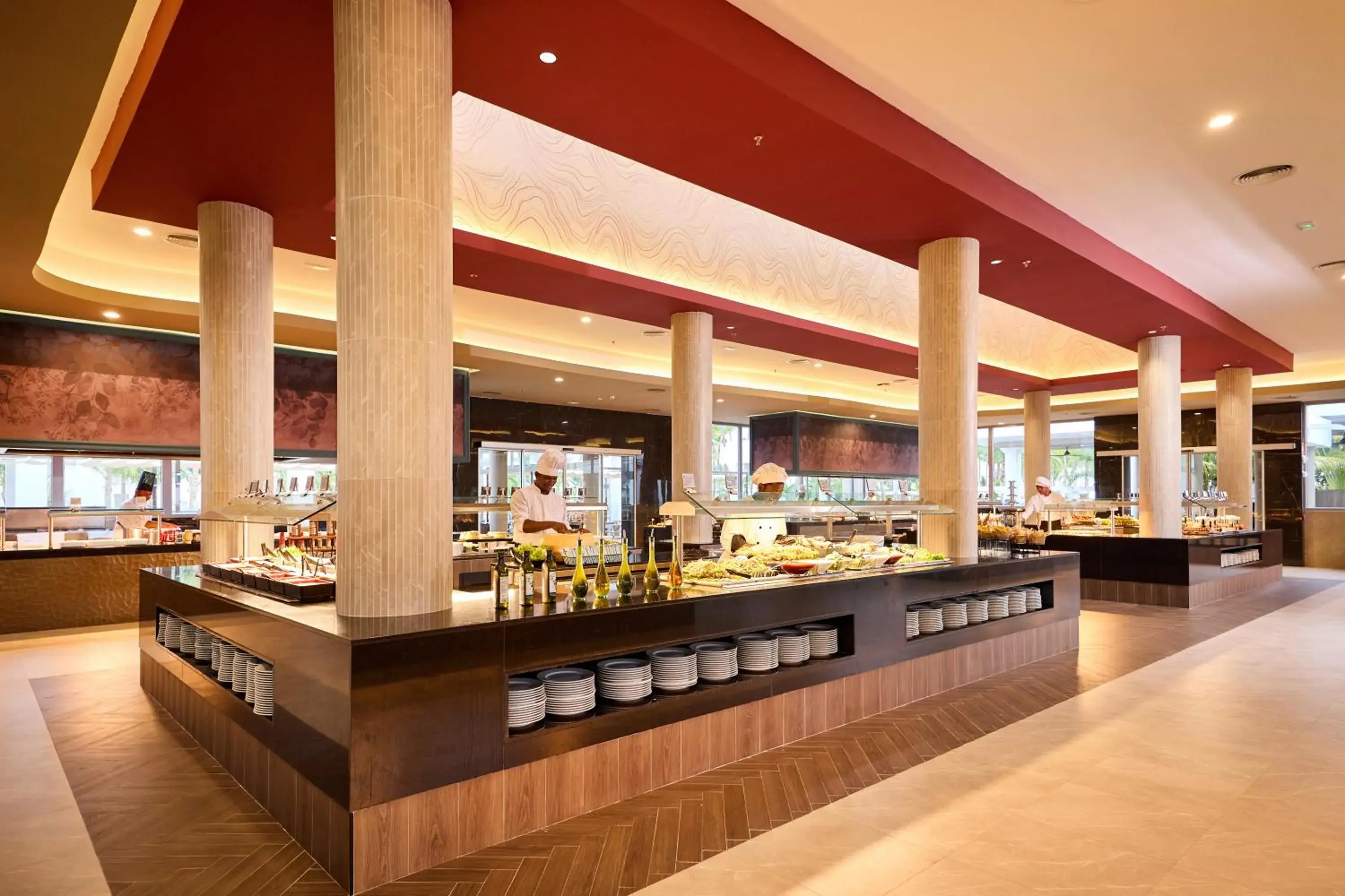 Buffet breakfast in Riu Palace Bavaro - All Inclusive Buffet breakfast in Riu Palace Bavaro - All Inclusive