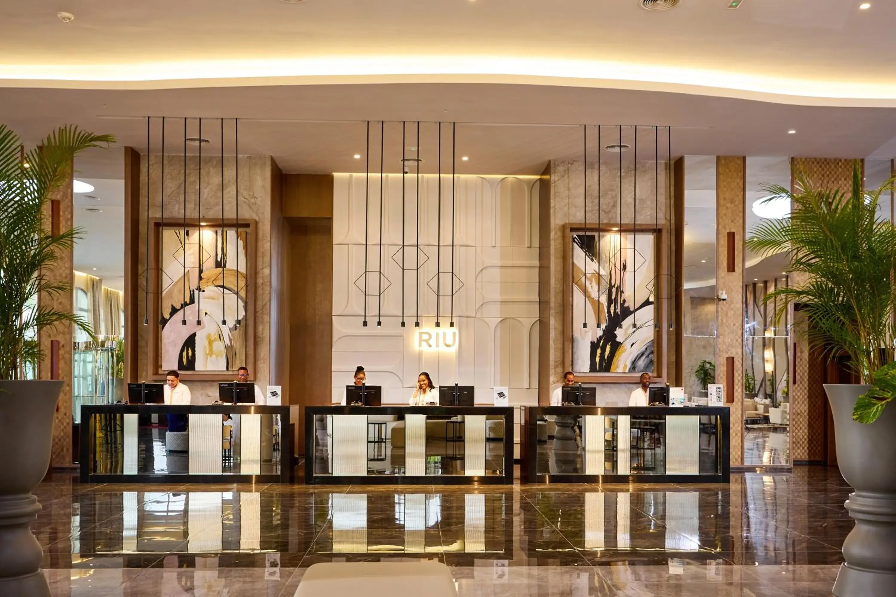 Lobby or reception in Riu Palace Bavaro - All Inclusive Lobby or reception in Riu Palace Bavaro - All Inclusive