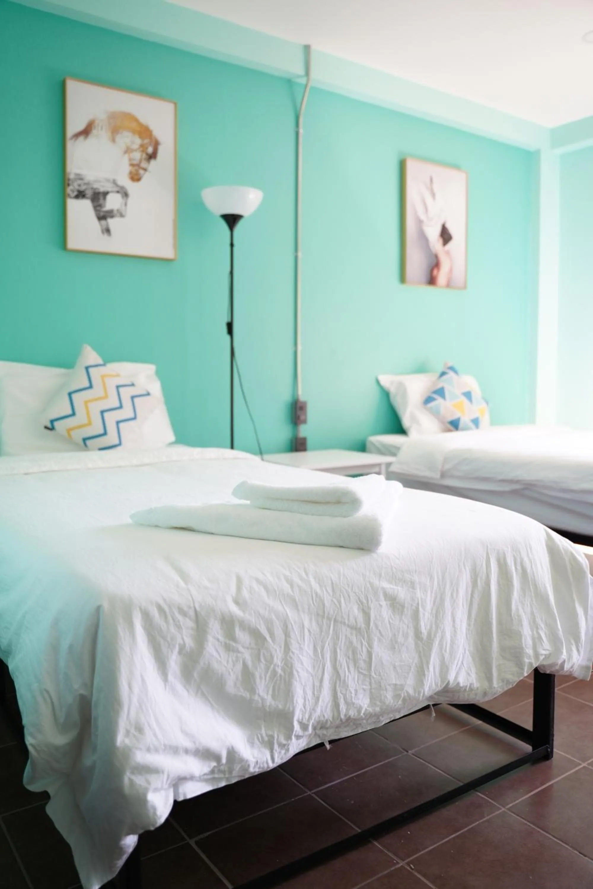 Bed in Elegant Lanna Guesthouse