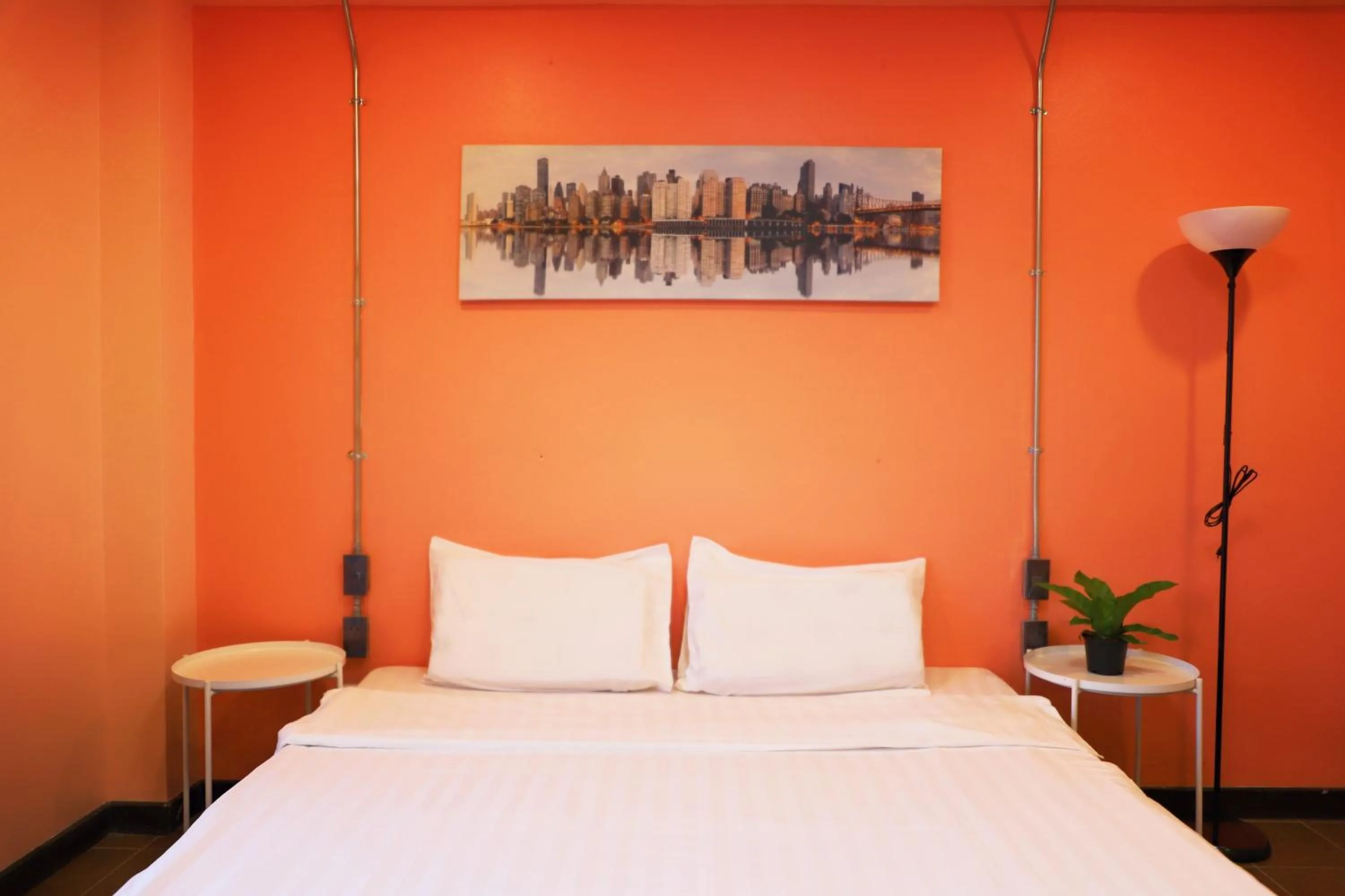 Bed in Elegant Lanna Guesthouse