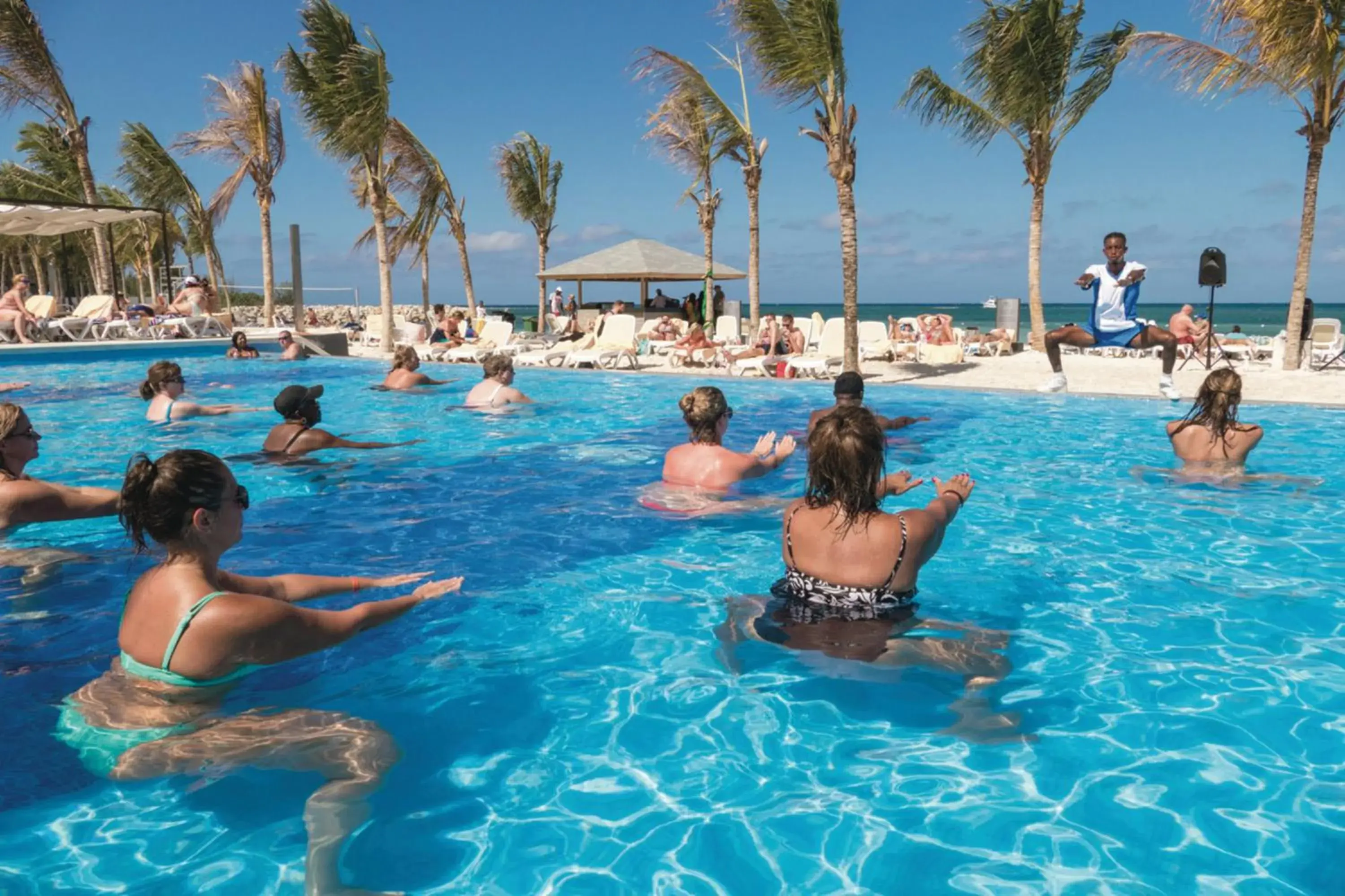 Swimming pool in Riu Reggae - Adults Only - All Inclusive Swimming pool in Riu Reggae - Adults Only - All Inclusive