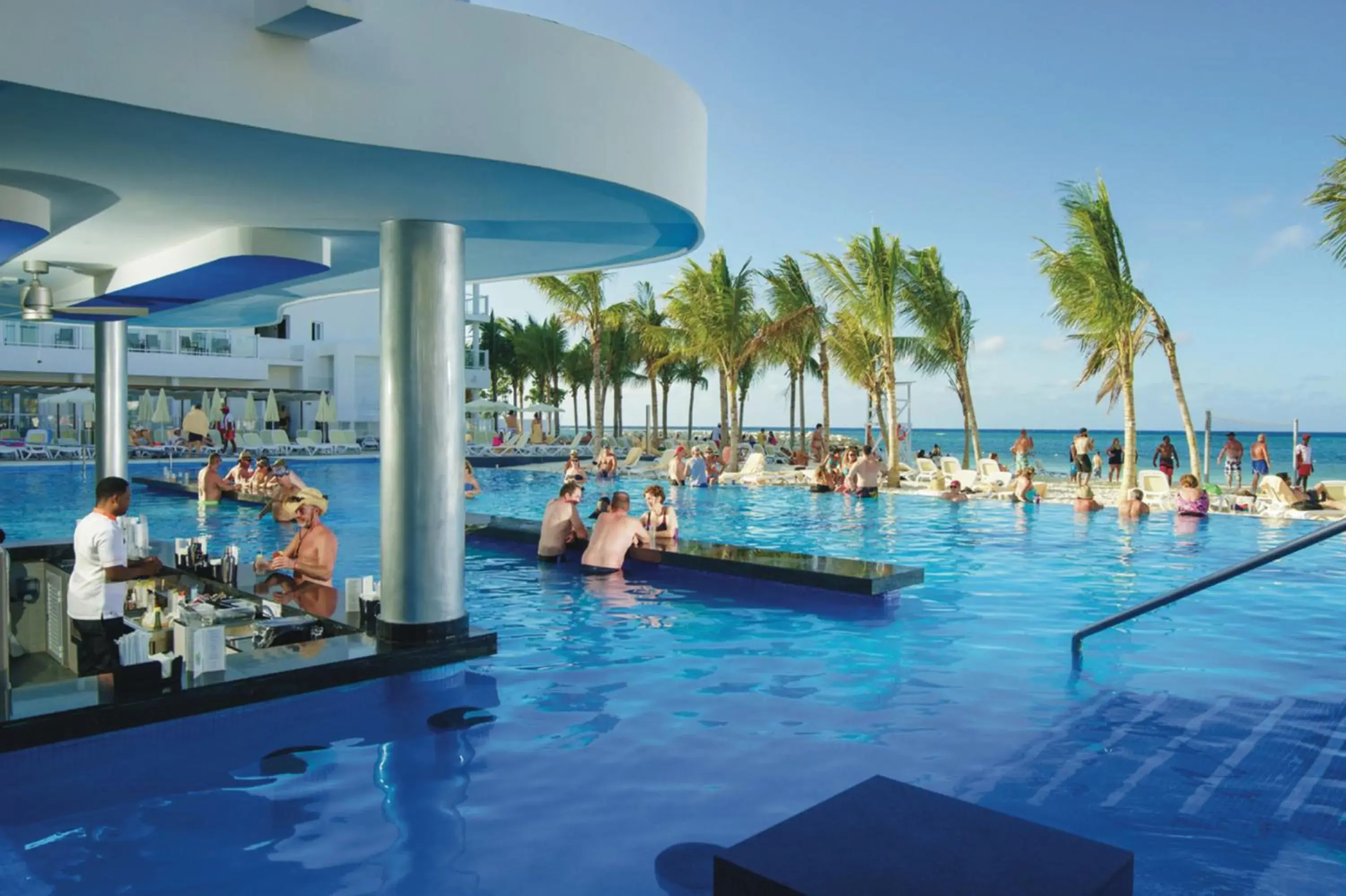 Swimming pool in Riu Reggae - Adults Only - All Inclusive Swimming pool in Riu Reggae - Adults Only - All Inclusive
