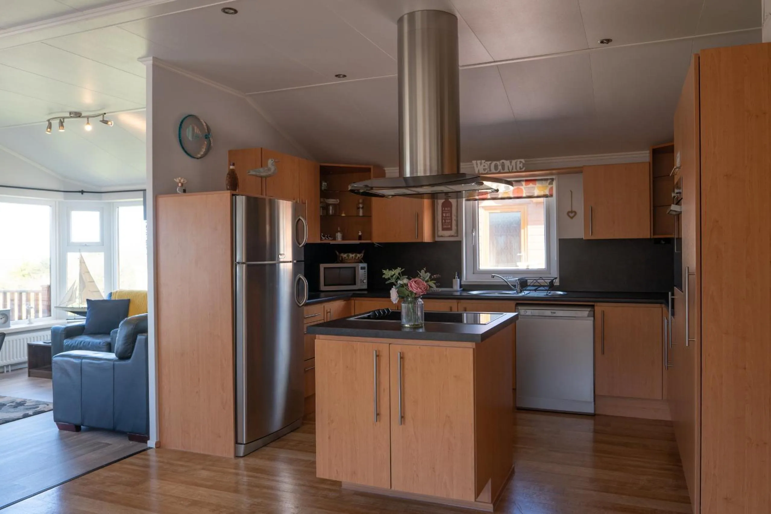 Kitchen or kitchenette in 4 Meadow View Lodge - 2 Bed-sleeps 4-TJS4MV