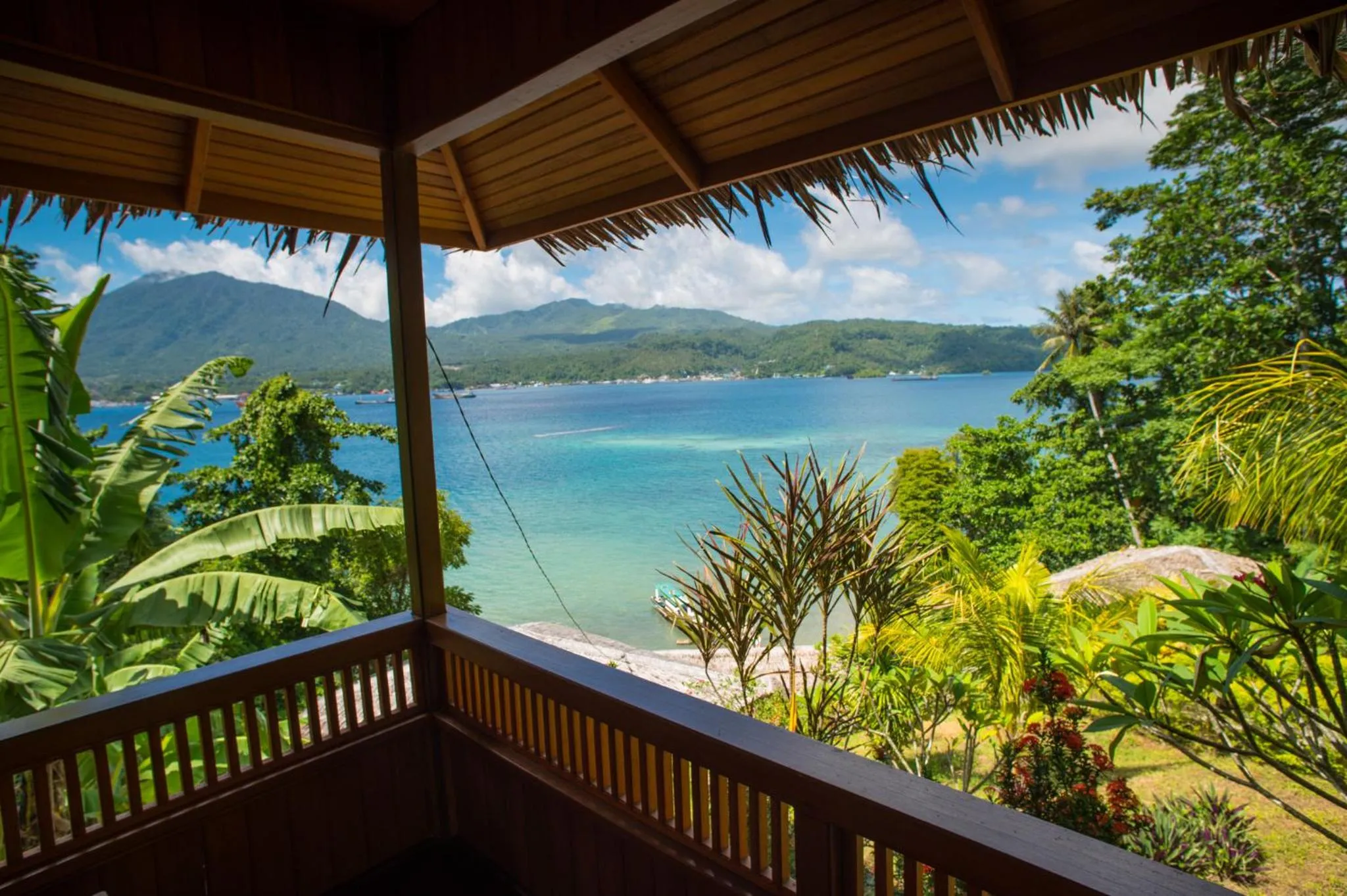 Balcony/Terrace in K2 Lembeh Dive Resort