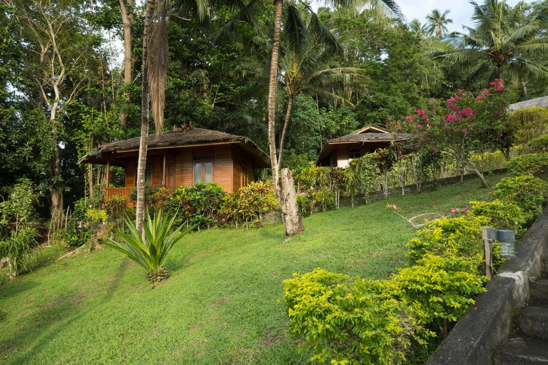 Garden view in K2 Lembeh Dive Resort