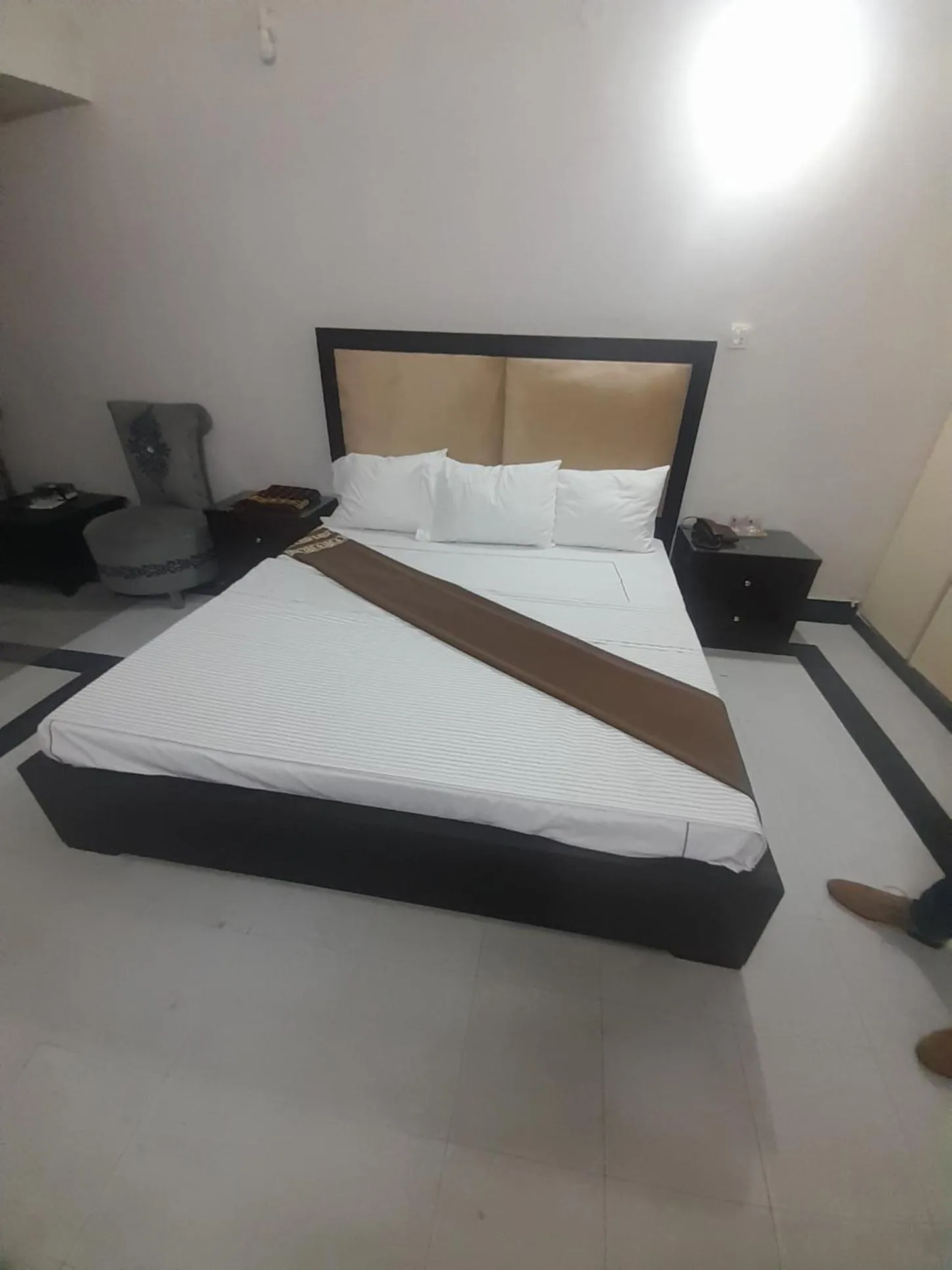 Bed in Hotel Royal Rose