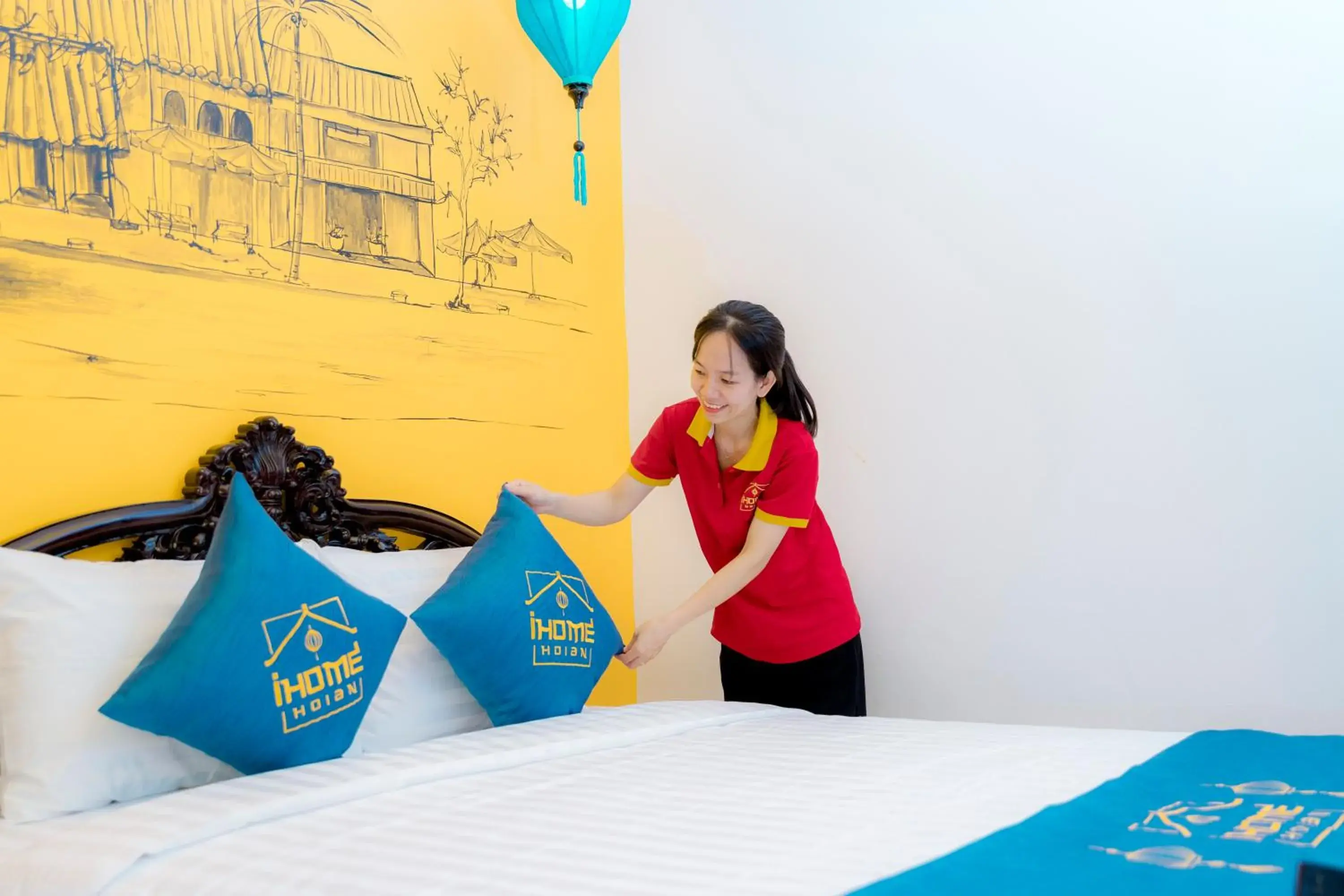 Double Room with Pool View in iHome Hoi An Double Room with Pool View in iHome Hoi An