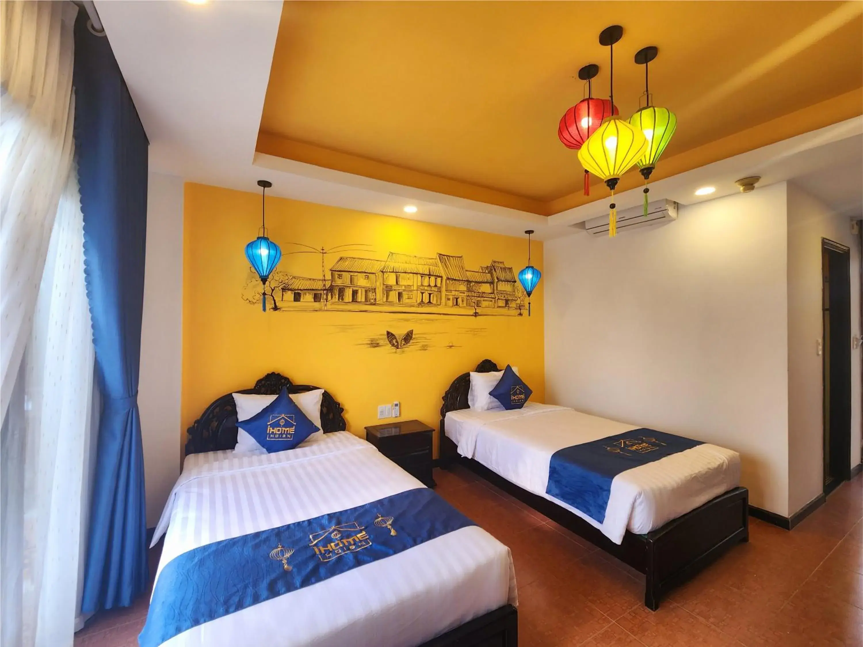 Twin Room with Balcony in iHome Hoi An Twin Room with Balcony in iHome Hoi An