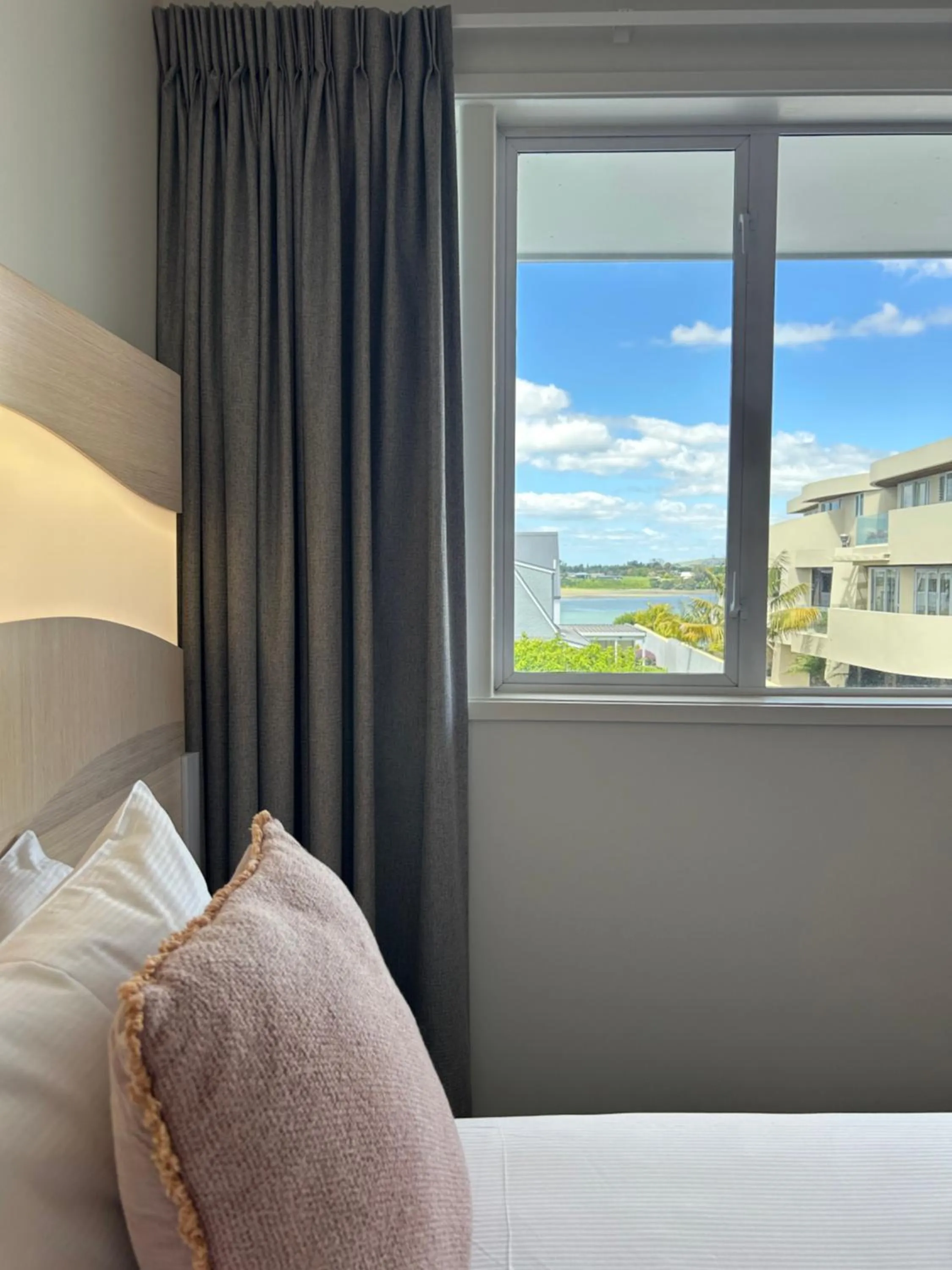 View (from property/room), Bed in CitySide Hotel Tauranga