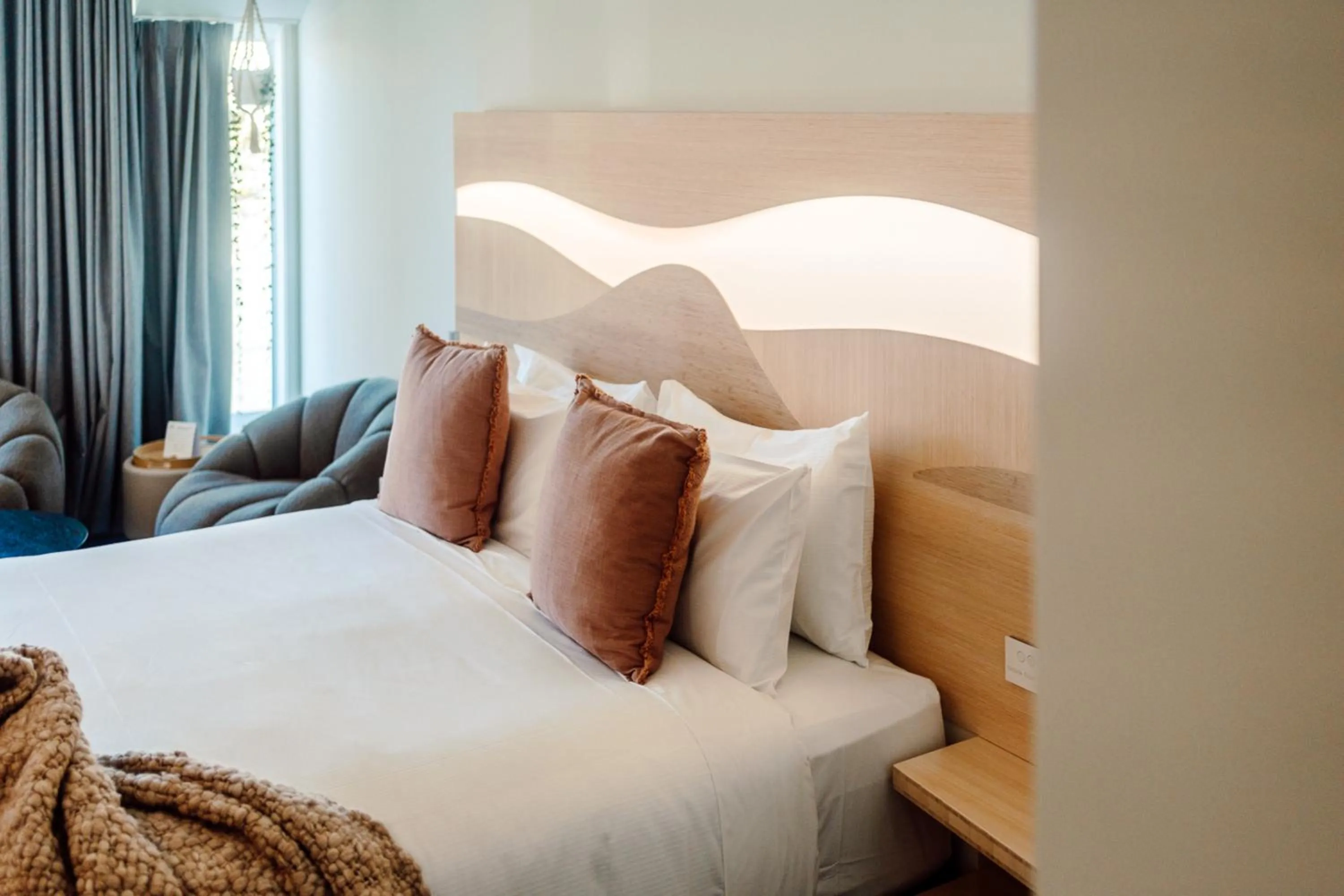 Bed in CitySide Hotel Tauranga