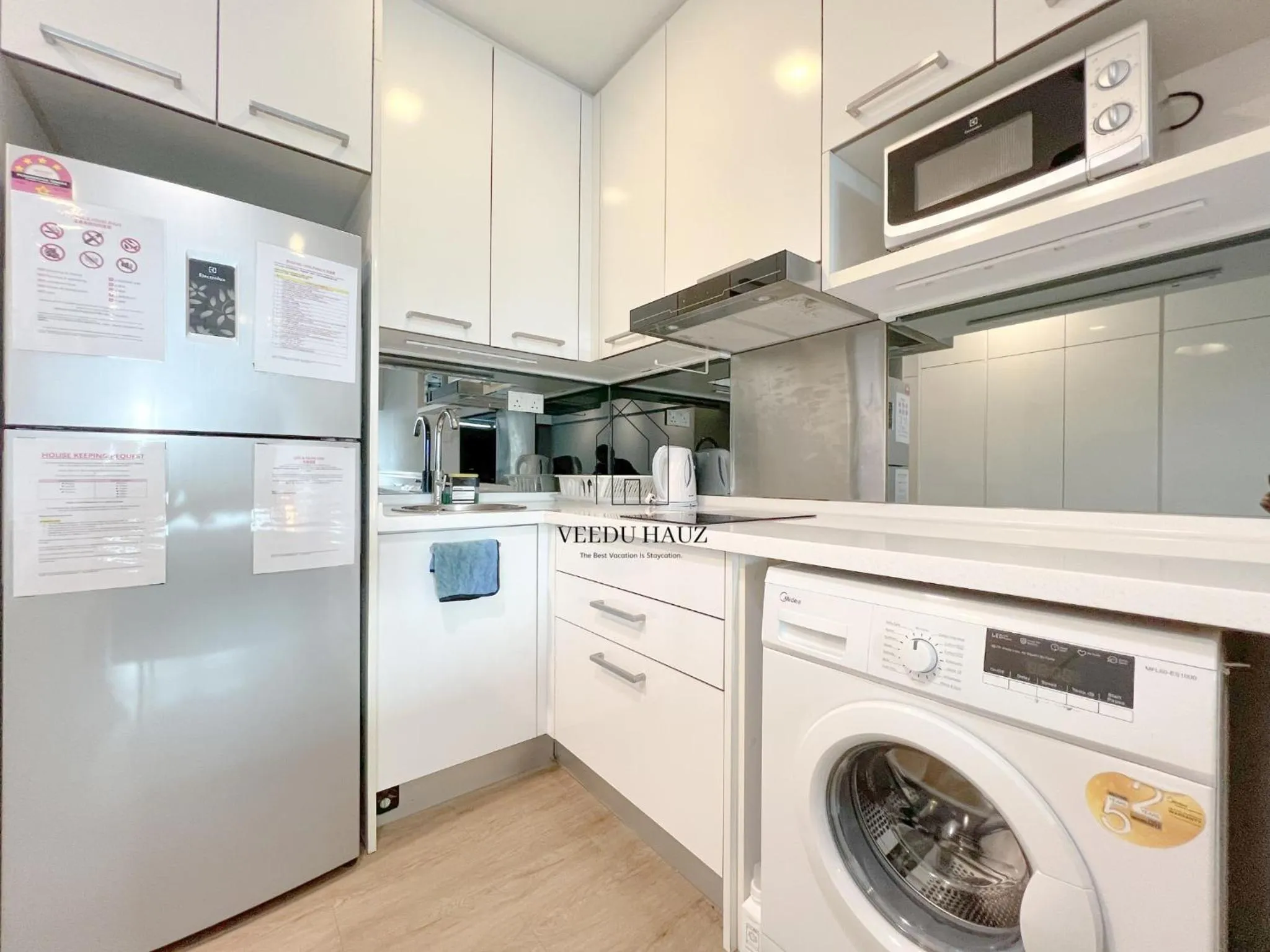 Kitchen or kitchenette in Mercu Summer Suites KLCC by Veedu Hauz