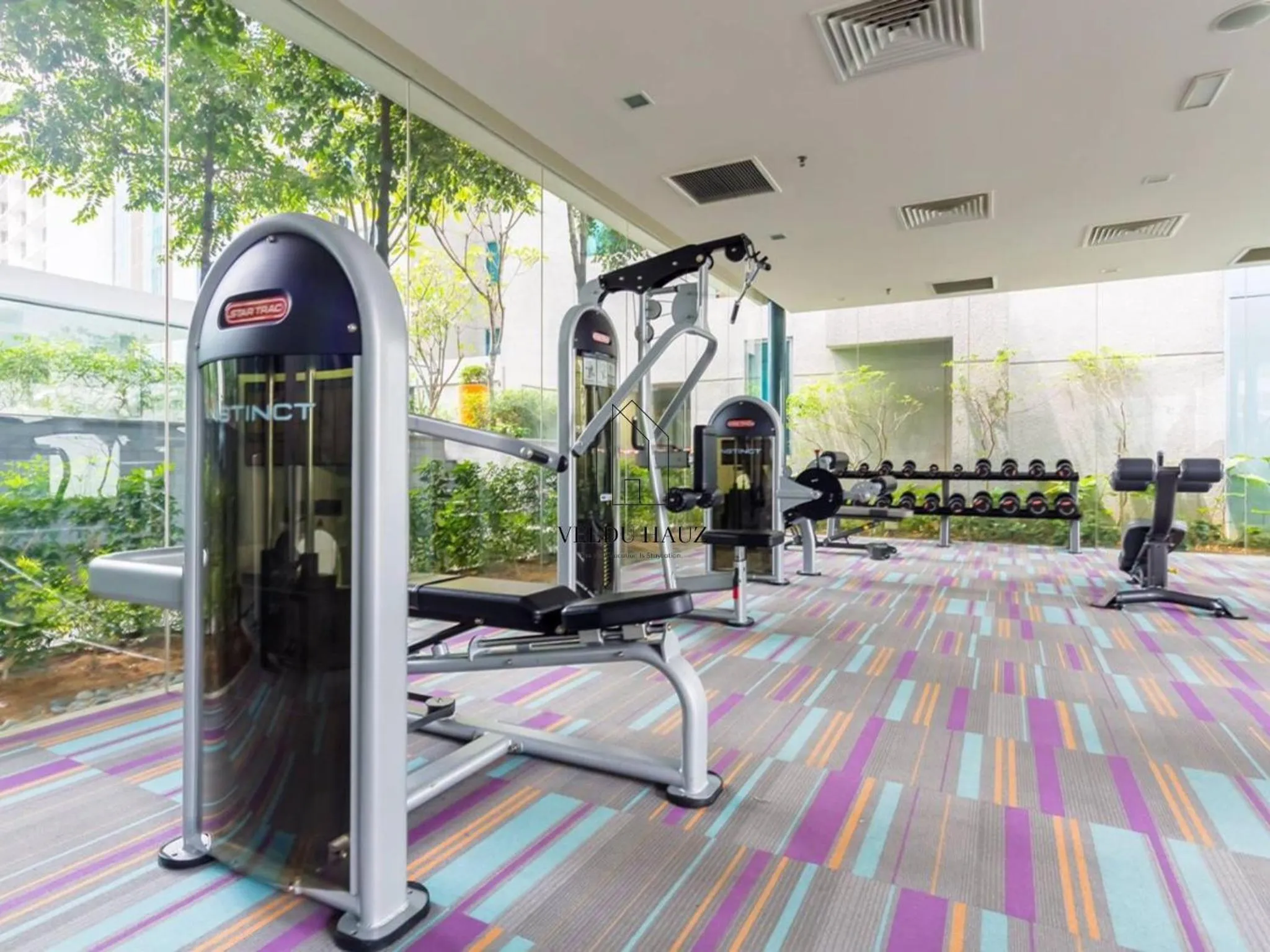 Fitness centre/facilities in Mercu Summer Suites KLCC by Veedu Hauz