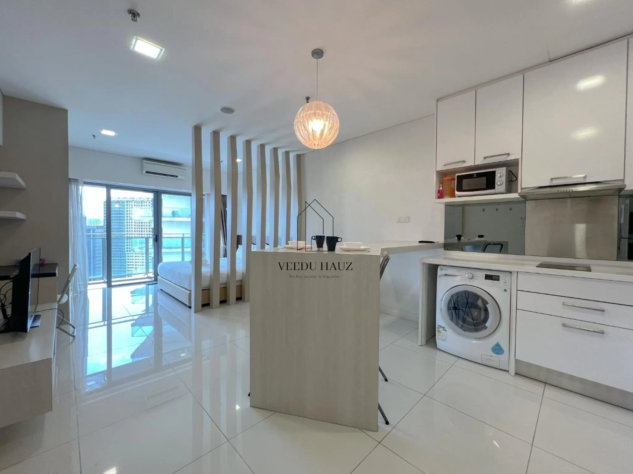 washing machine in Mercu Summer Suites KLCC by Veedu Hauz