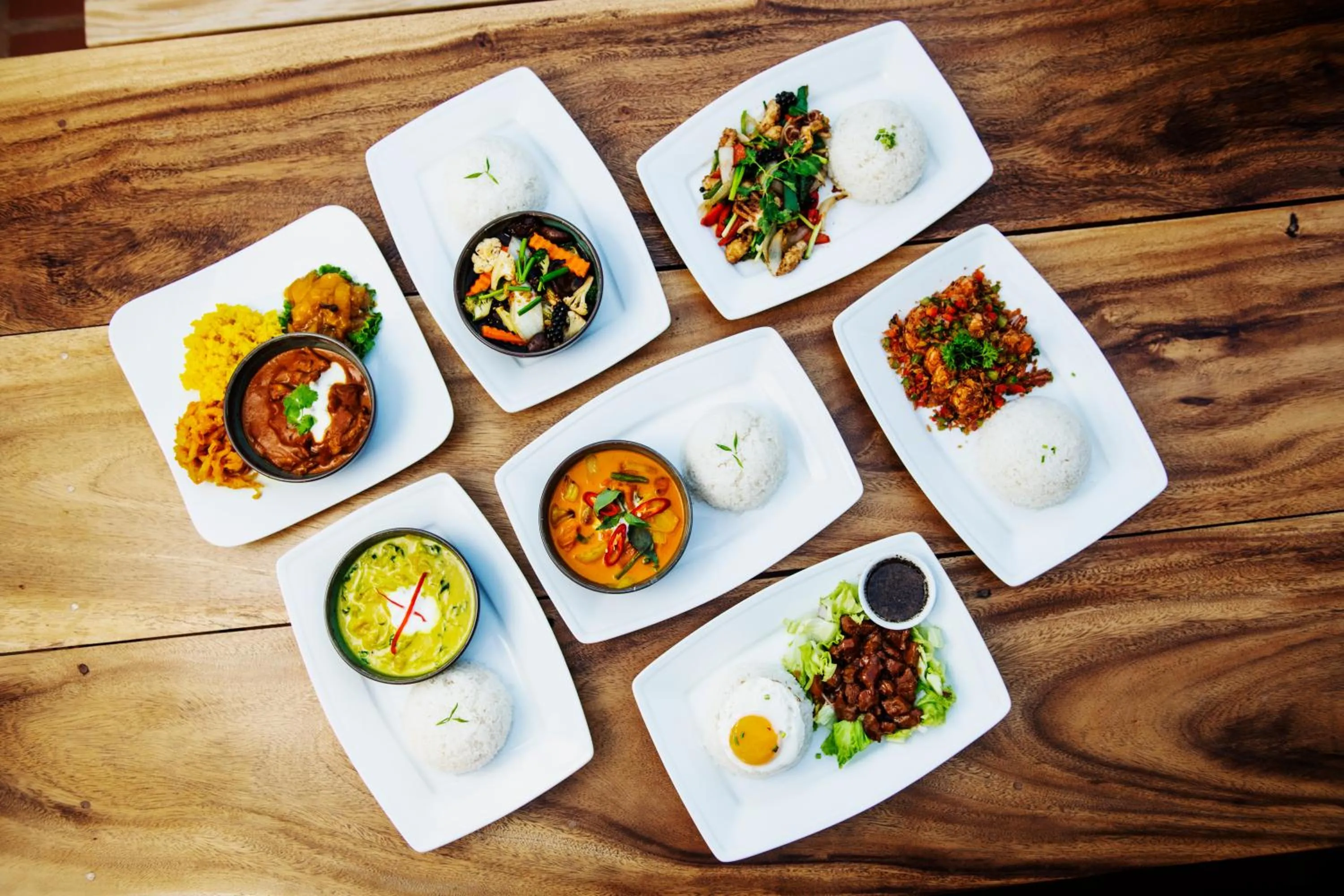 Food in Mad Monkey Koh Rong