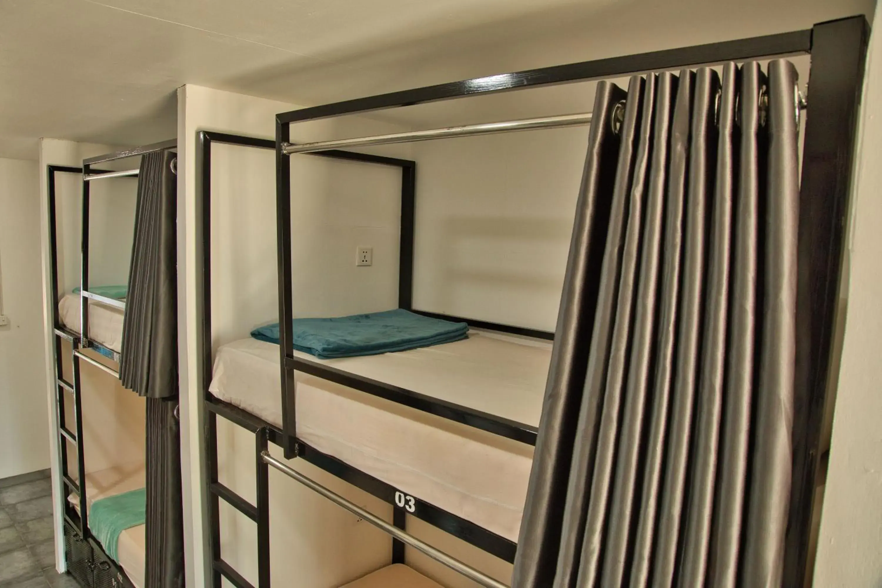 Bunk Bed in Female Dormitory Room in Mad Monkey Koh Rong Bunk Bed in Female Dormitory Room in Mad Monkey Koh Rong